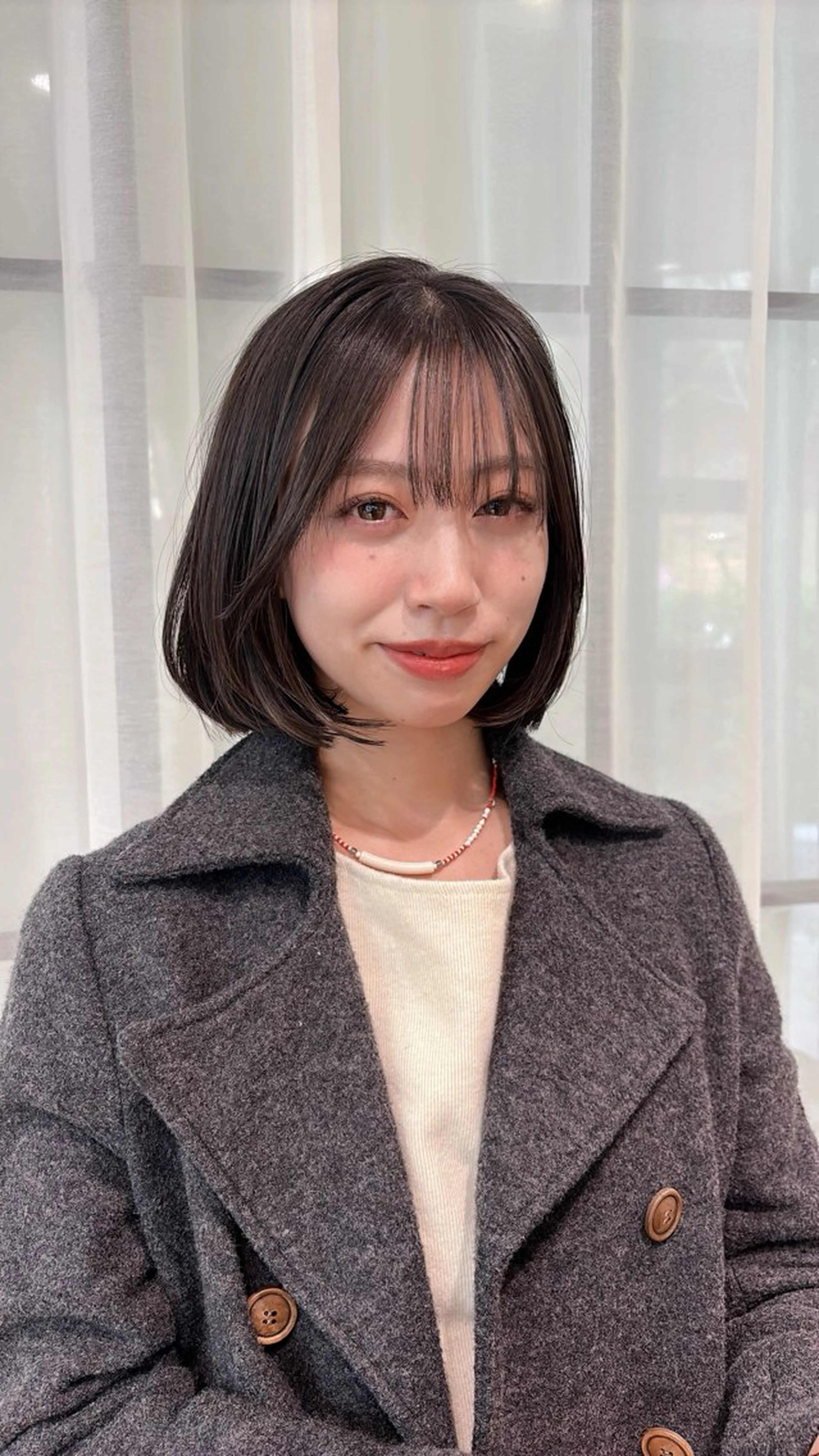 ミディアム ボブ カット 梅田美容室/カット /Maoのヘアスタイル