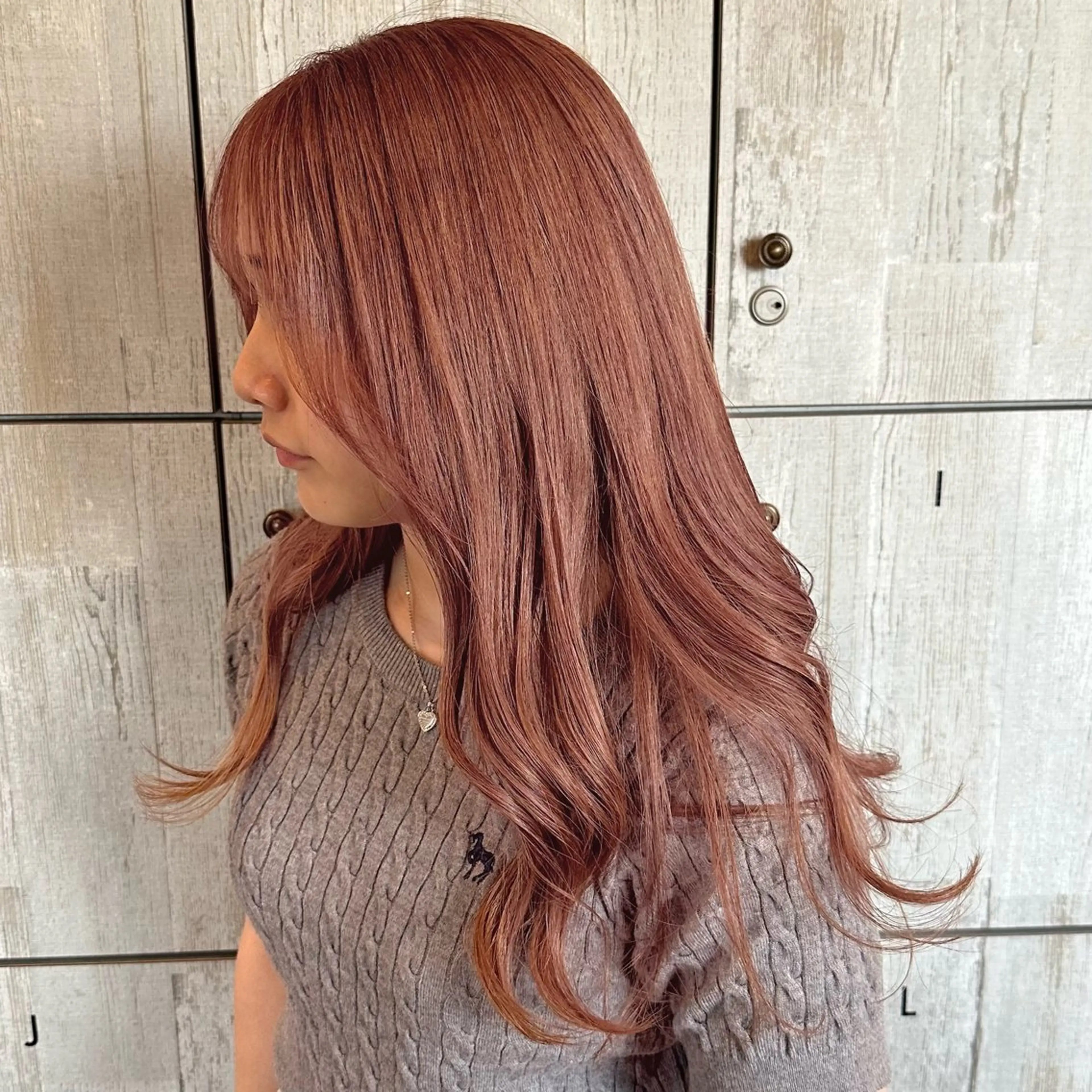 ロング カラー カット ヘアカラー トリートメント 柔らかいcolor ￤韓国￤🩰マユ🩰のヘアスタイル
