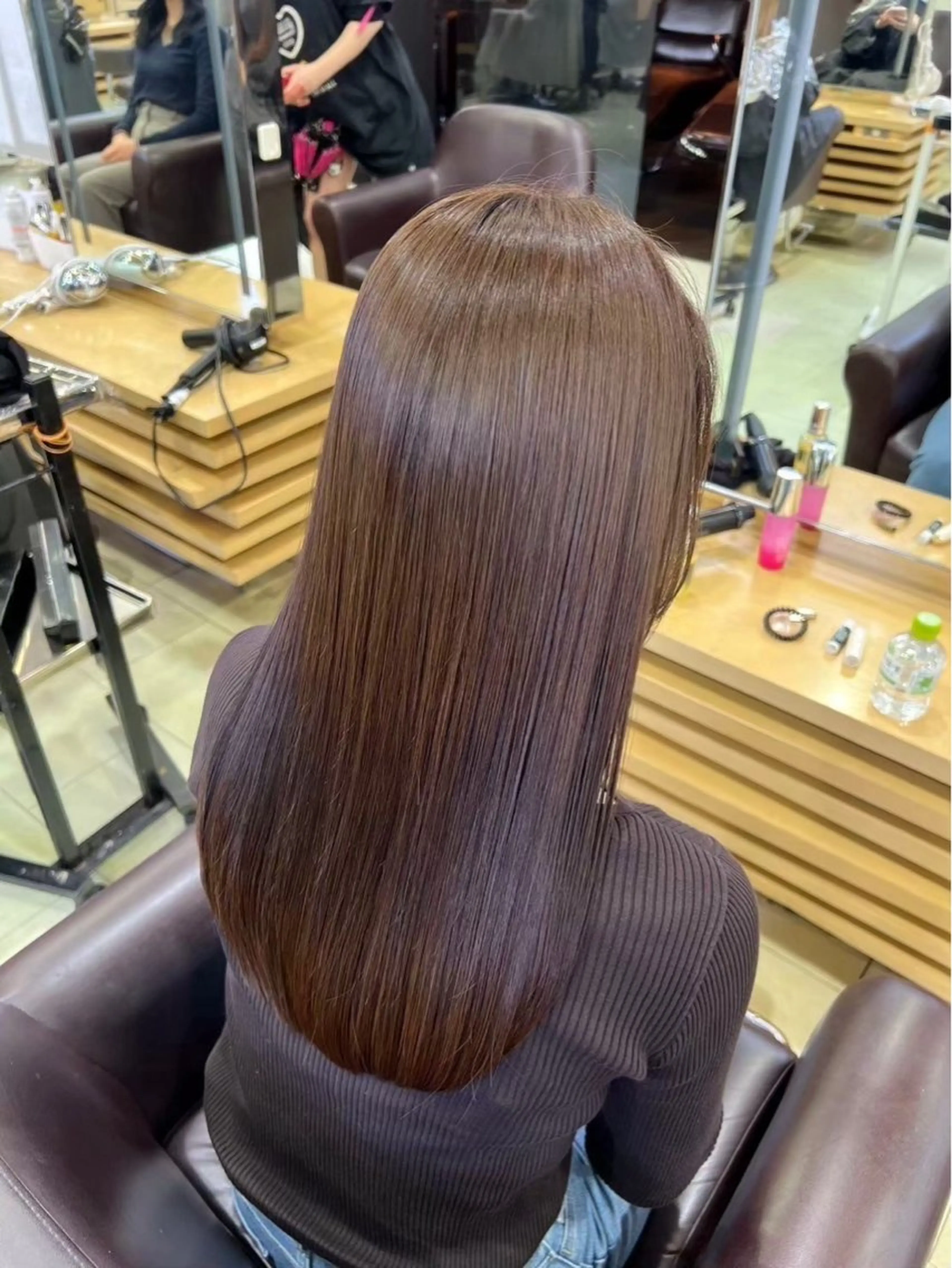 セミロング カット ヘアカラー トリートメント デザインカラー/ eye/栞のヘアスタイル