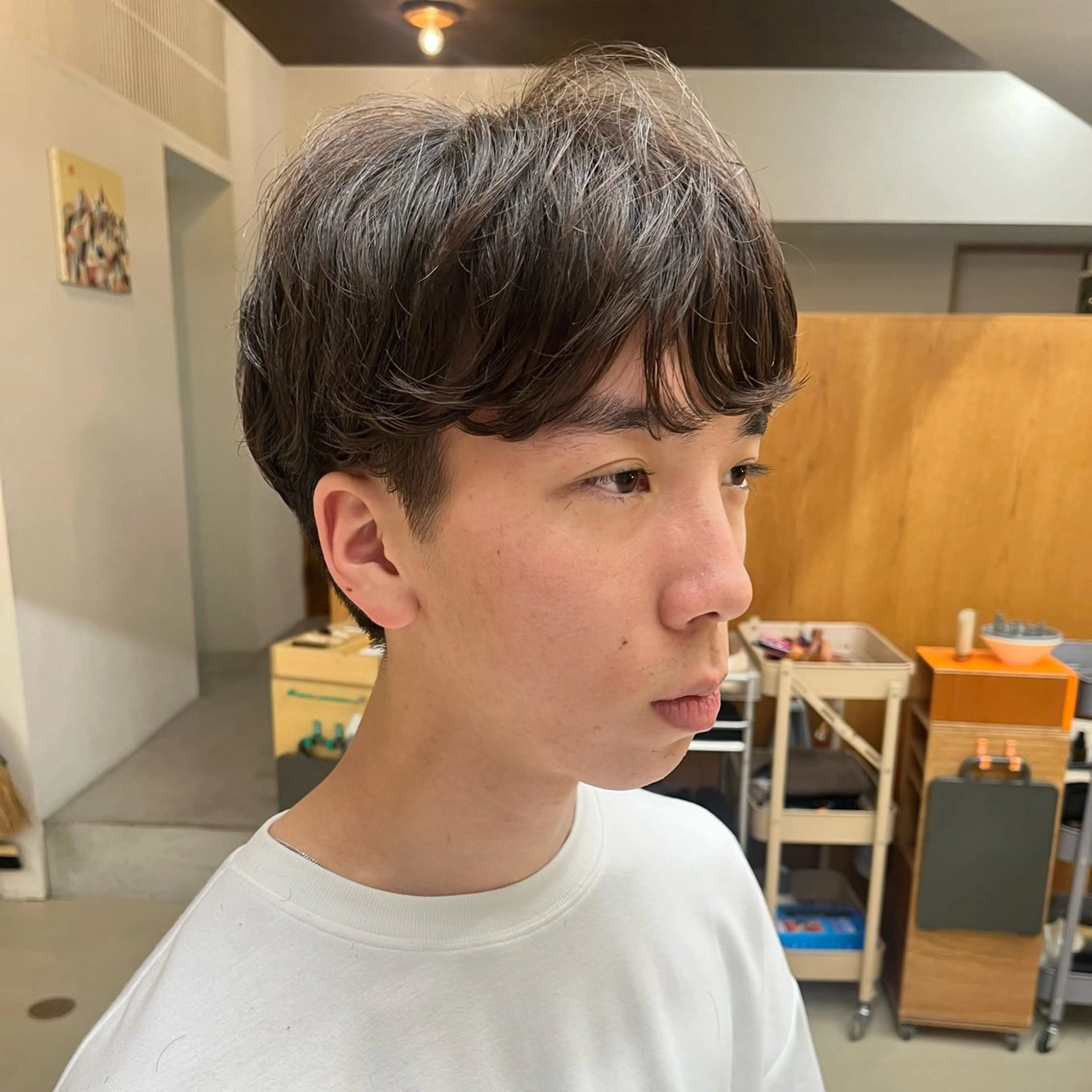 パーマ メンズ 宇野澤 銘のヘアスタイル