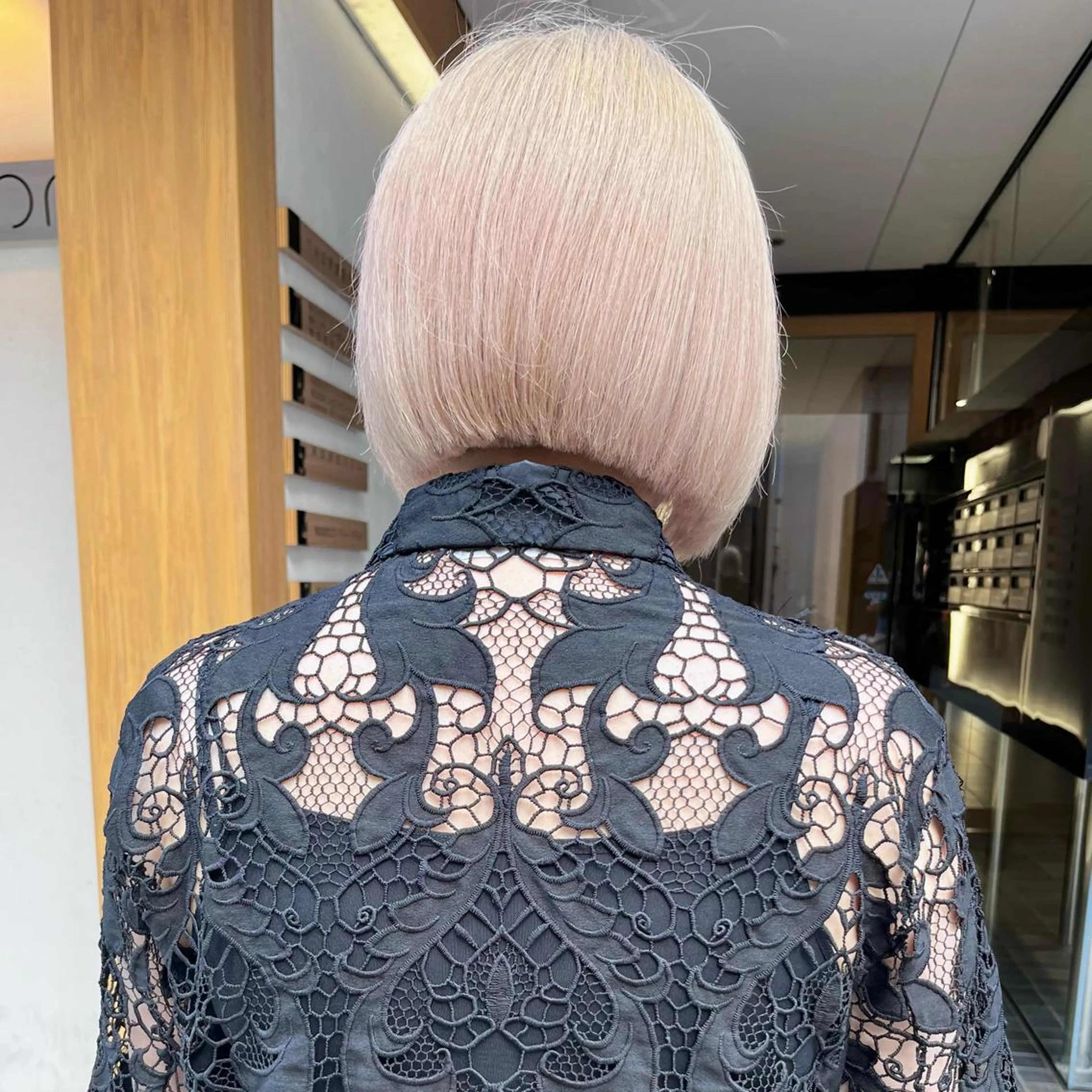 ミディアム カラー 堺 鳳 ママ美容師 yukariのヘアスタイル