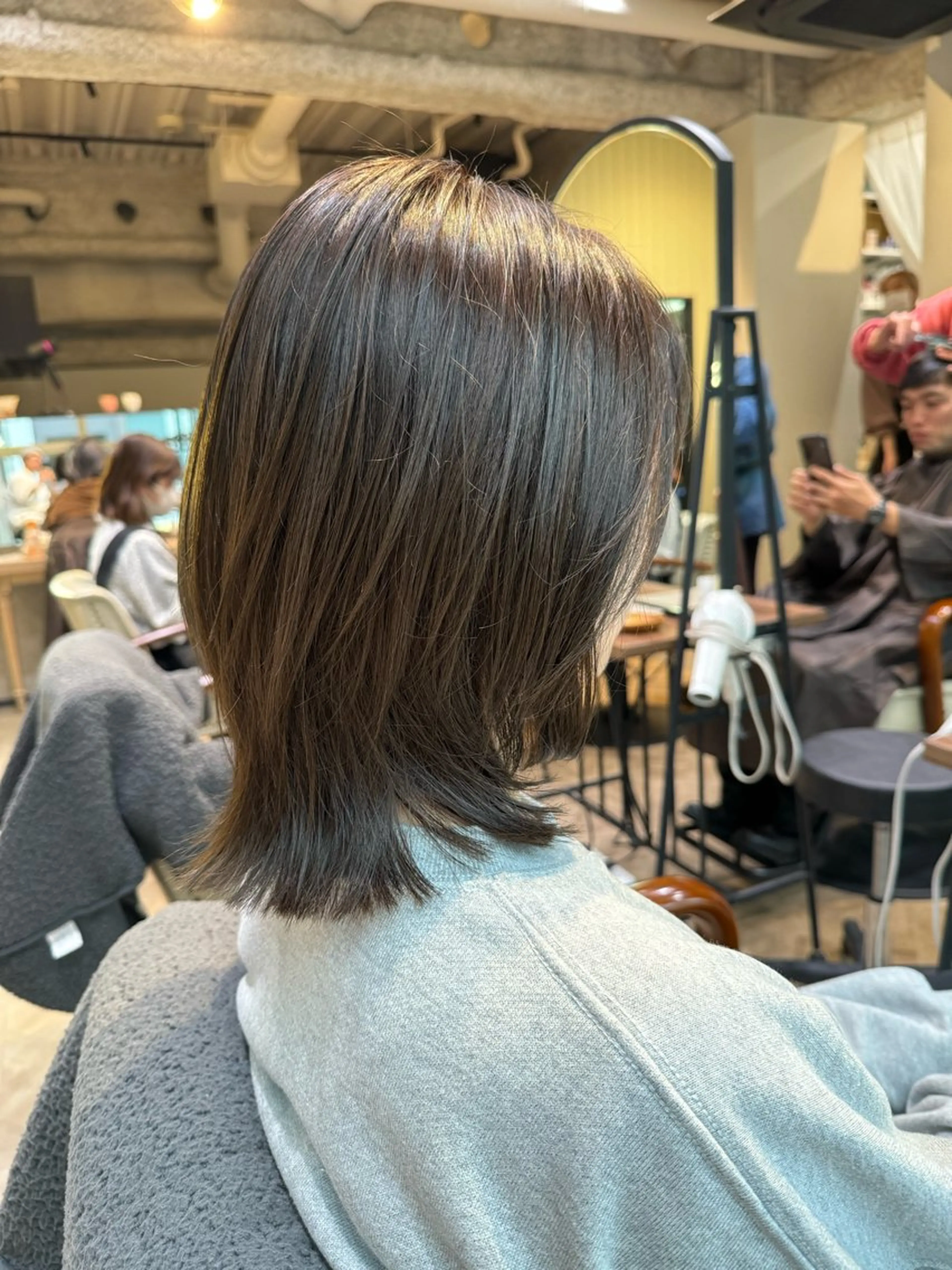 ミディアム カラー カット ヘアカラー 新宿 / Aujua ｿﾑﾘｴ🫧森田涼介のヘアスタイル