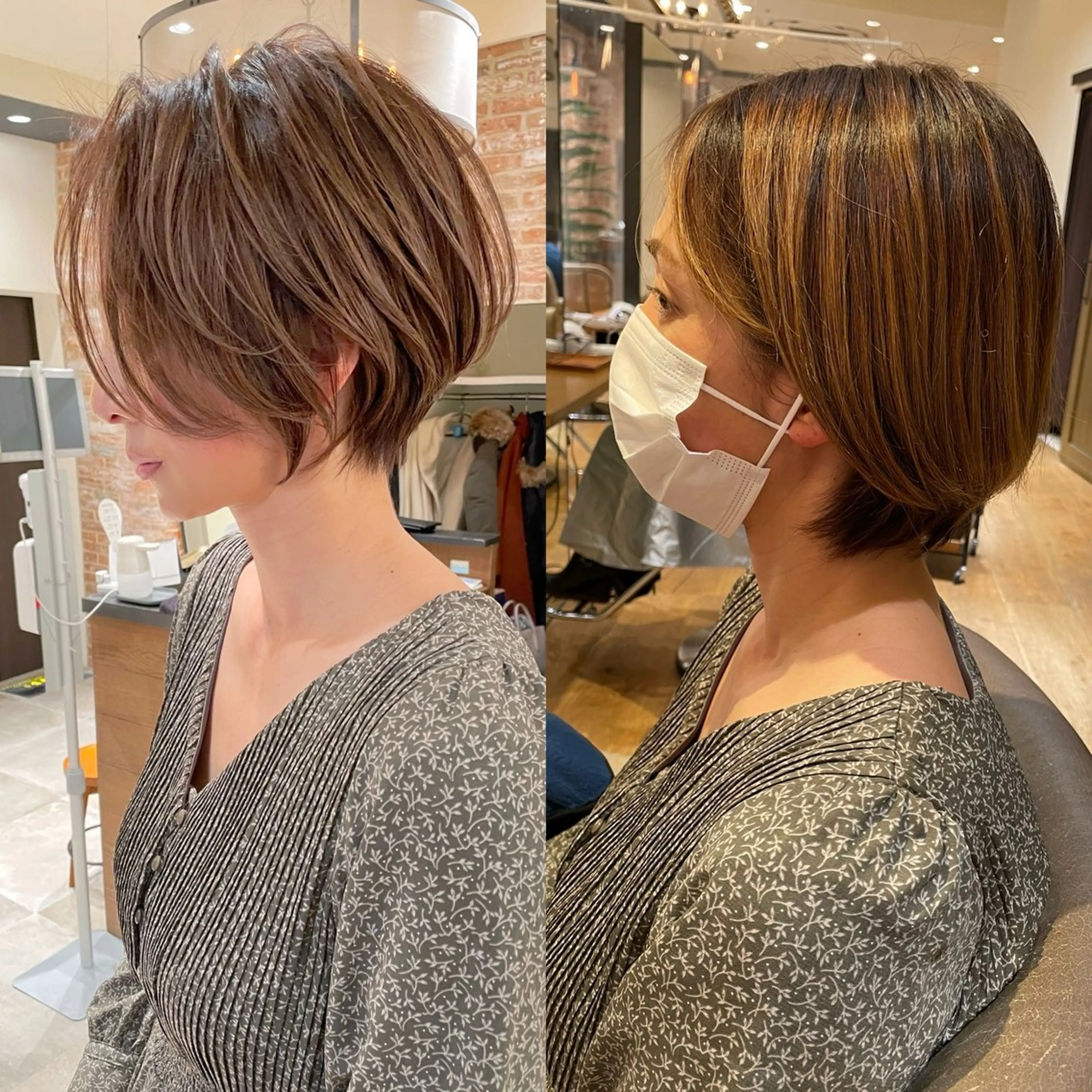 ショート 丸みショート くびれヘア ショートヘア ✨大人ショート特化 /カットモデル/銀座のヘアスタイル