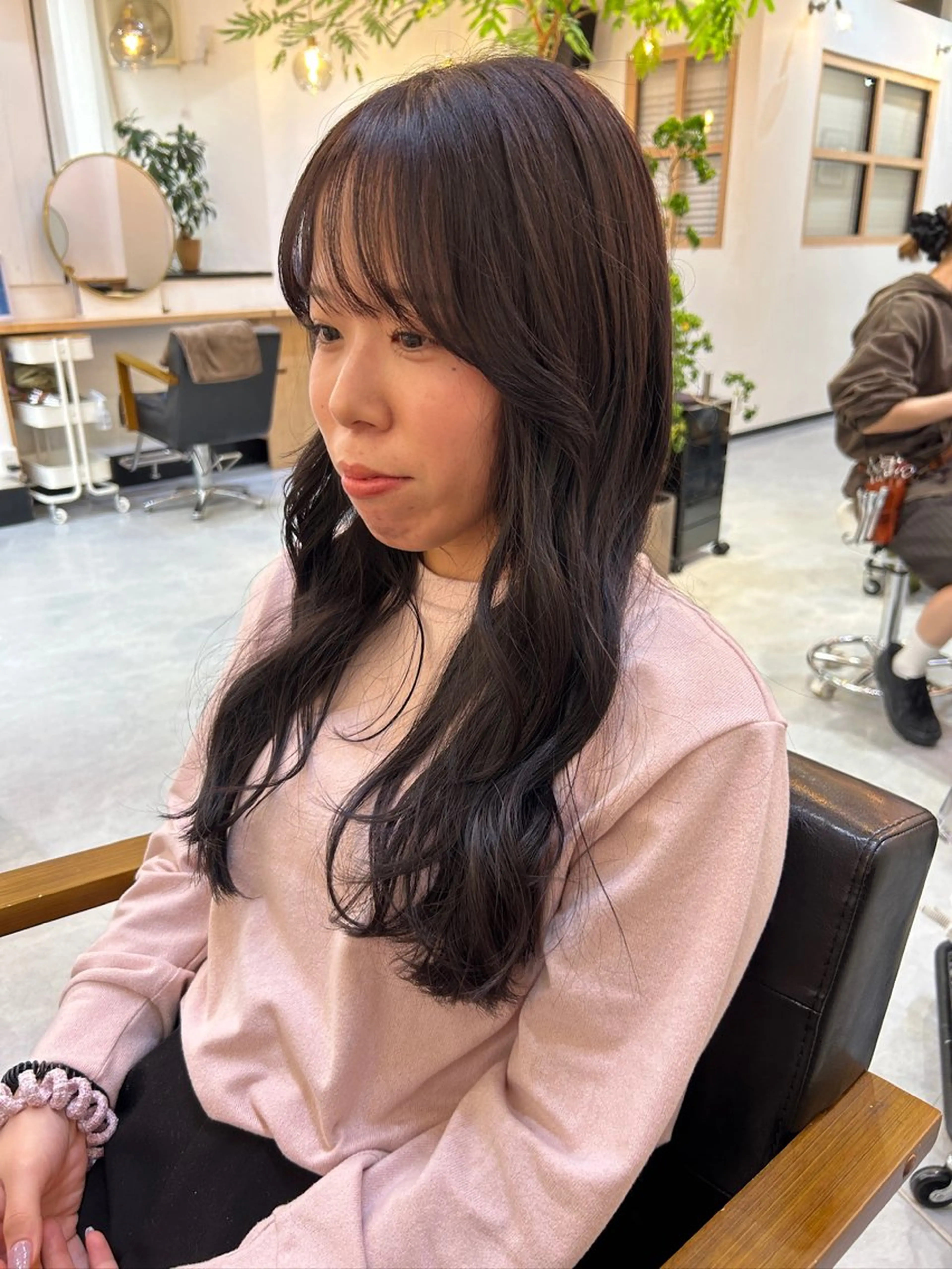 ロング カラー カット ヘアカラー トリートメント CARICIA 白木 由里加/新栄のヘアスタイル