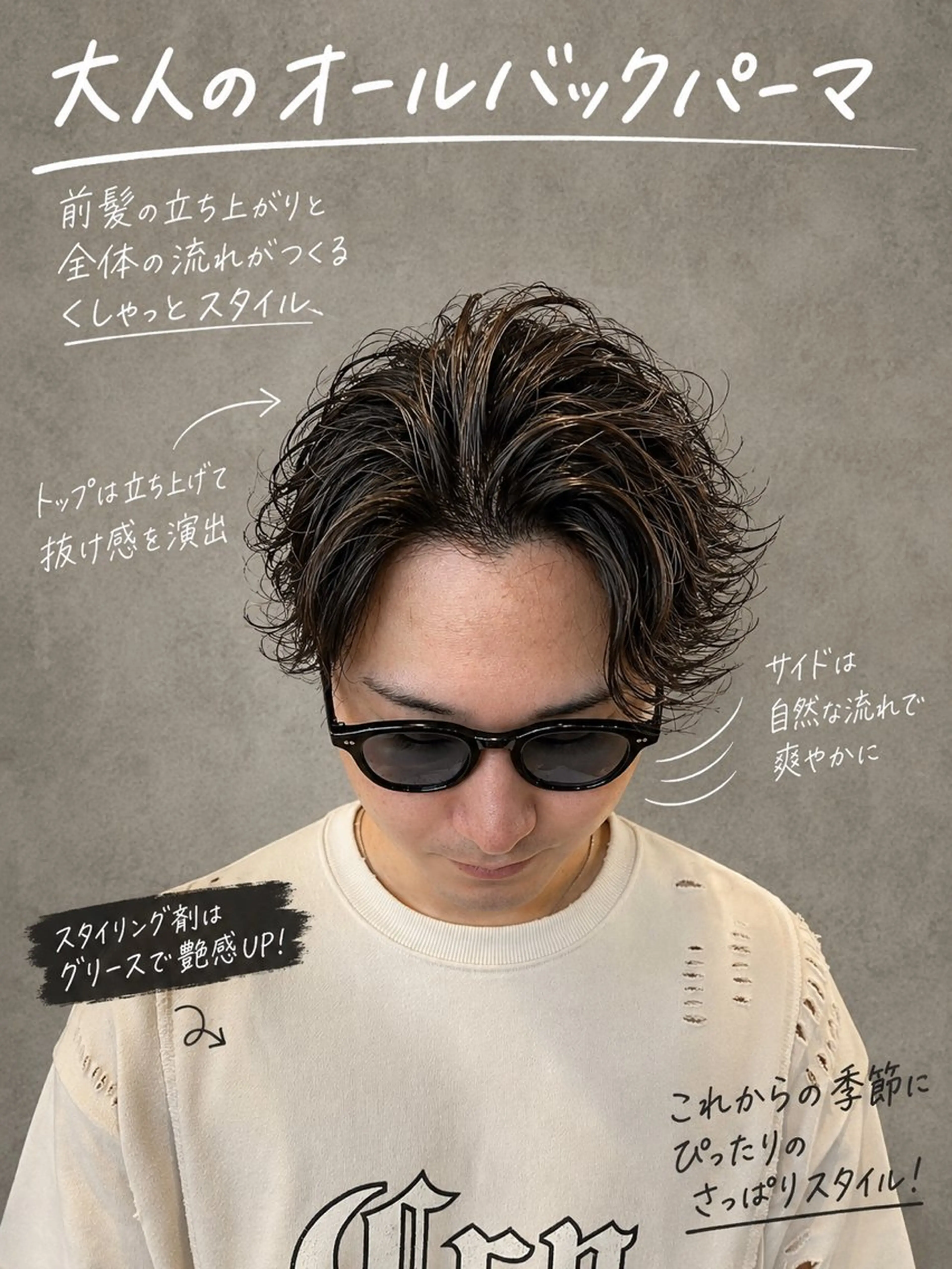 【5/18限定】船橋メンズカット＋パーマ　『フェザーパーマ・シャドウパーマOK🆗』の写真