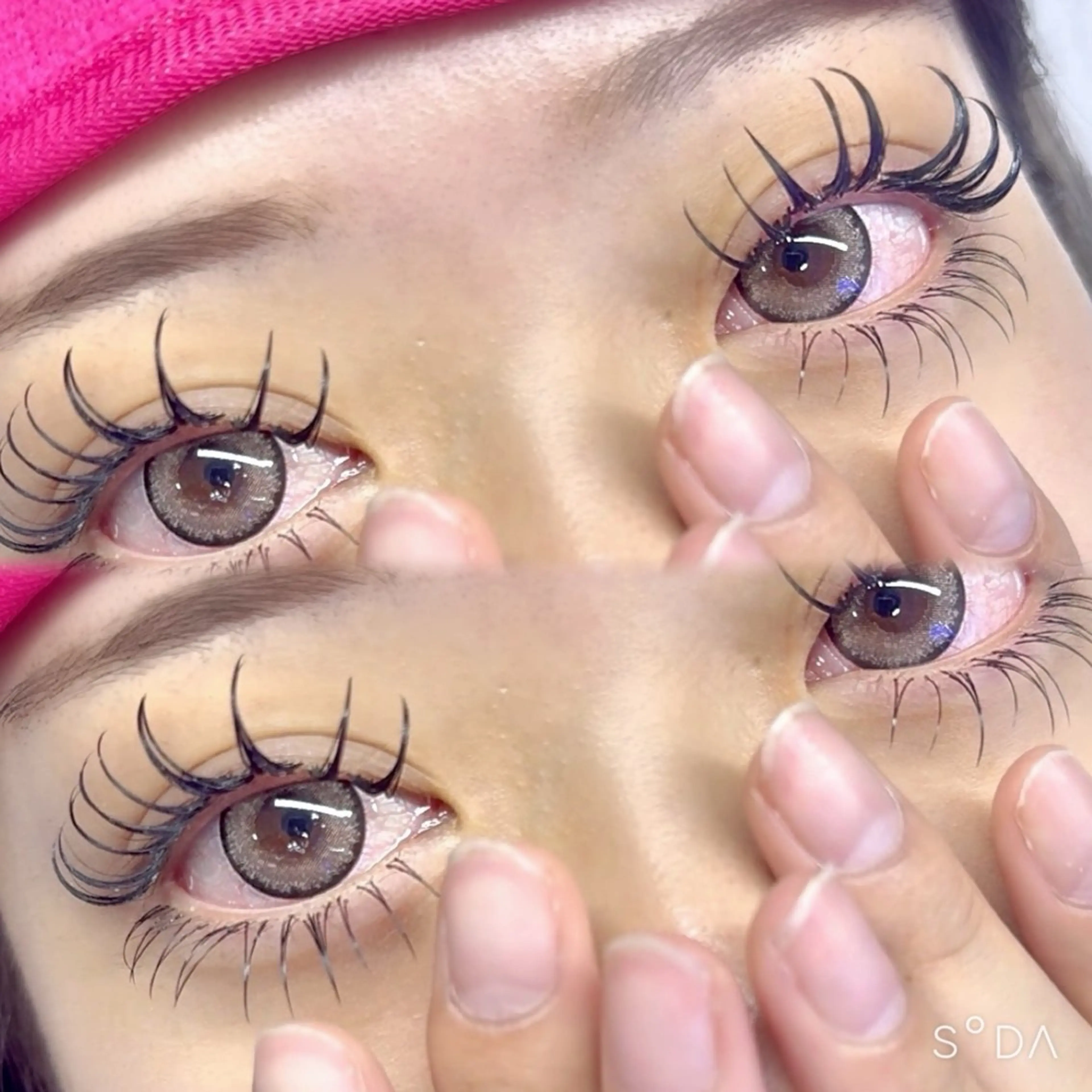 マツエク・マツパ 付け放題 下まつげエクステ マツエク eyelash salon VOSSのマツエク・マツパデザイン