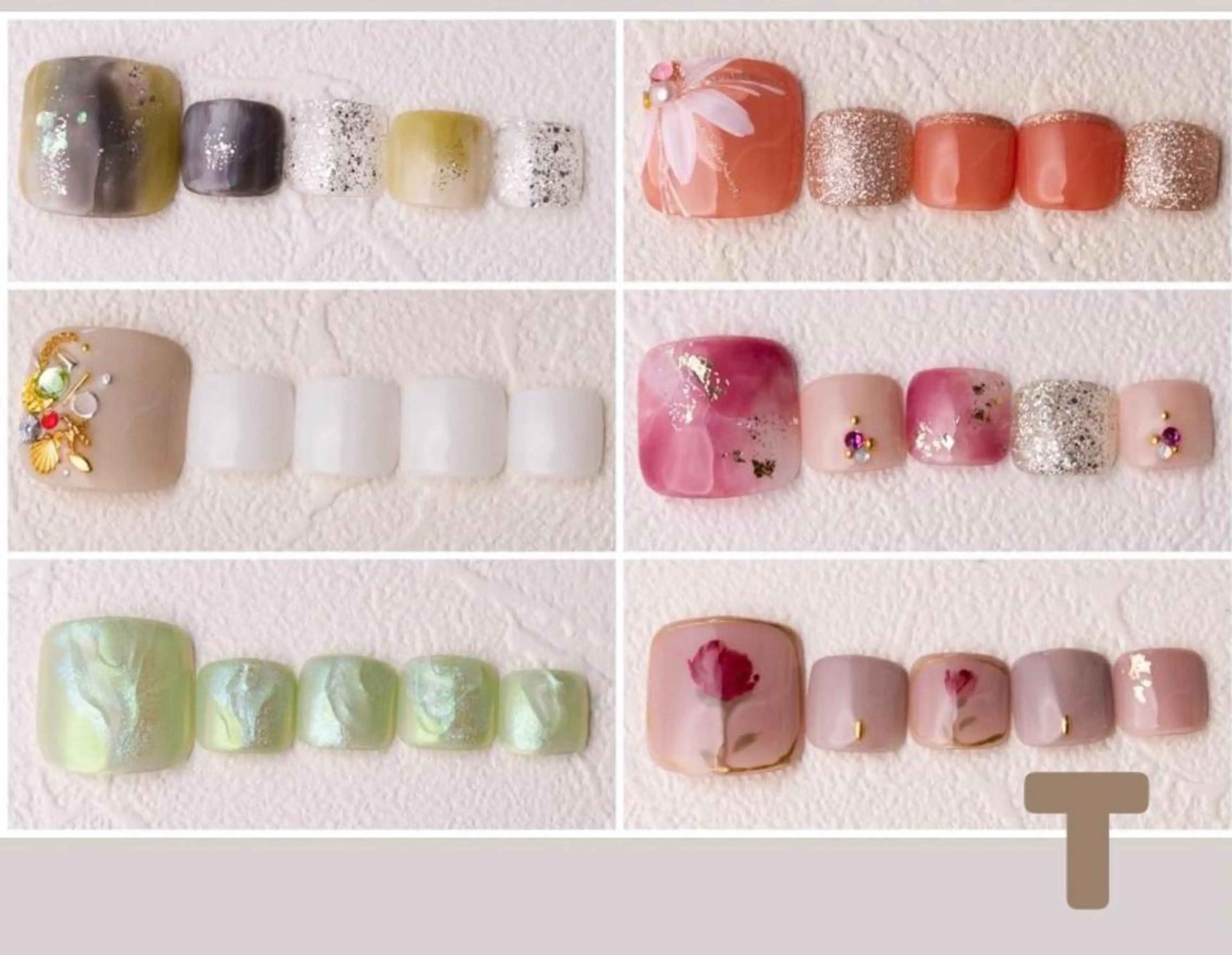 ネイル フットネイル クレアラルーチェ 広島店のネイルデザイン