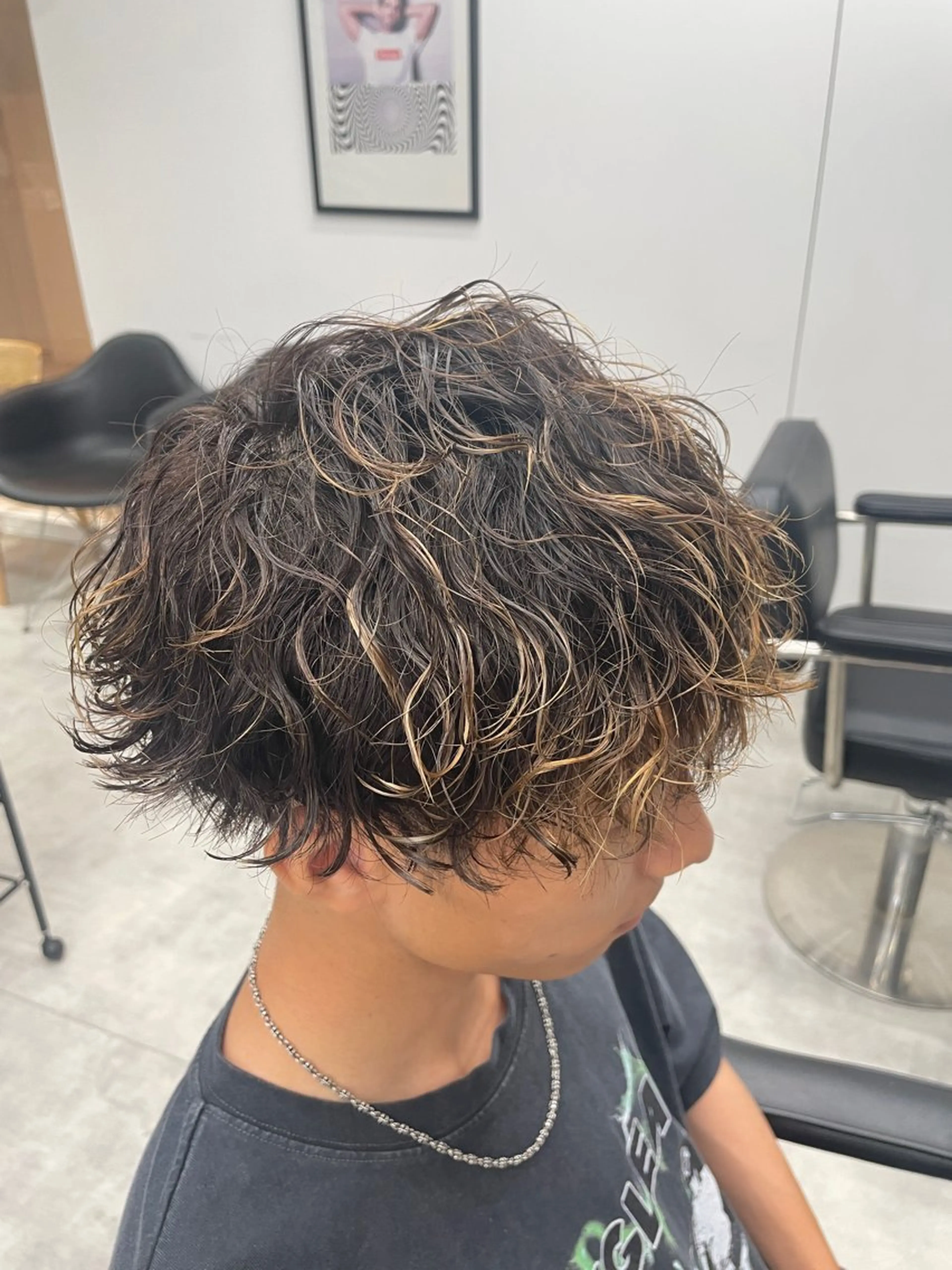 パーマ メンズ カット パーマ メンズパーマ/新潟/ 万代／田崎亮🌟のヘアスタイル