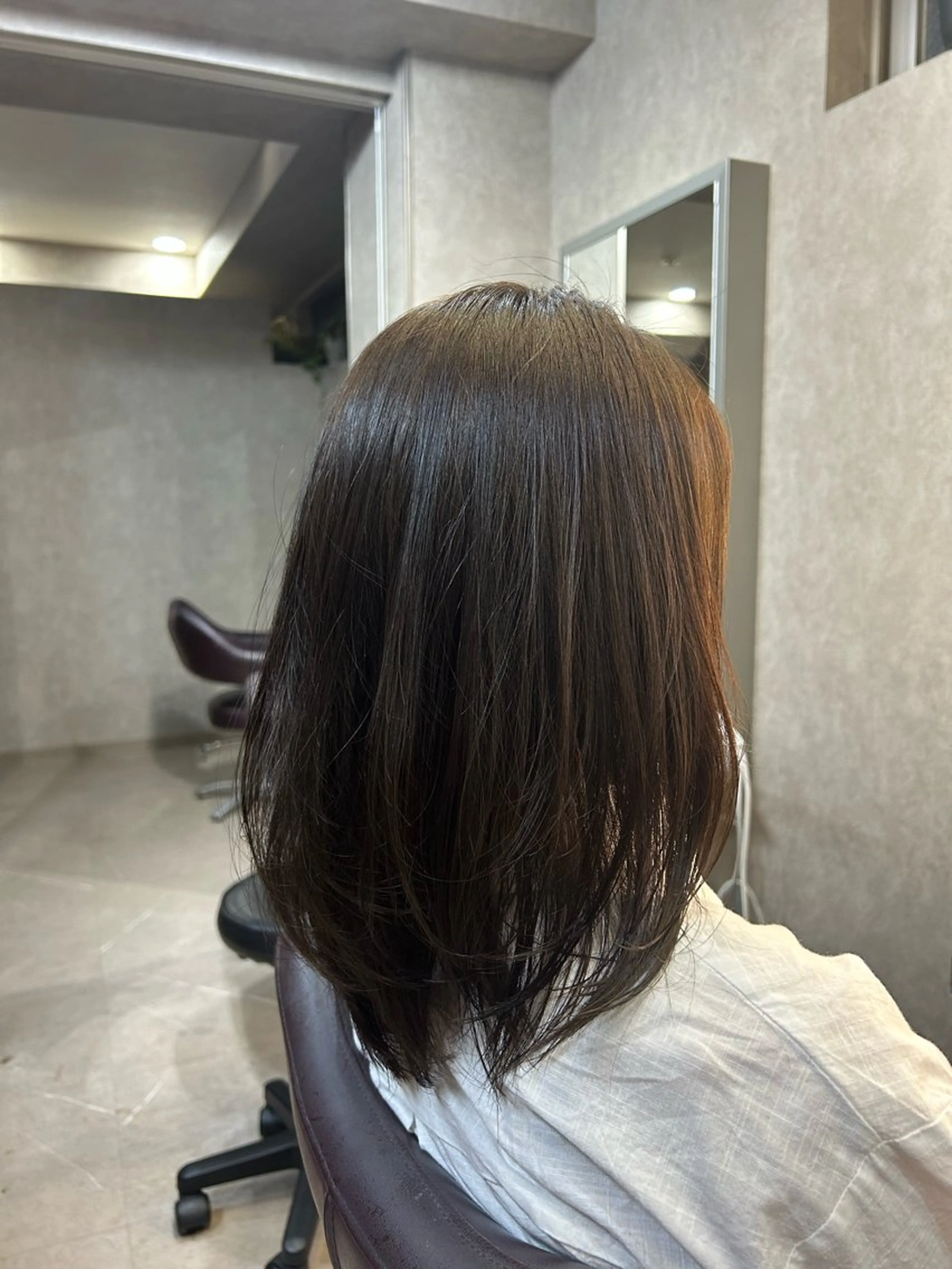 ミディアム カラー か れんのヘアスタイル