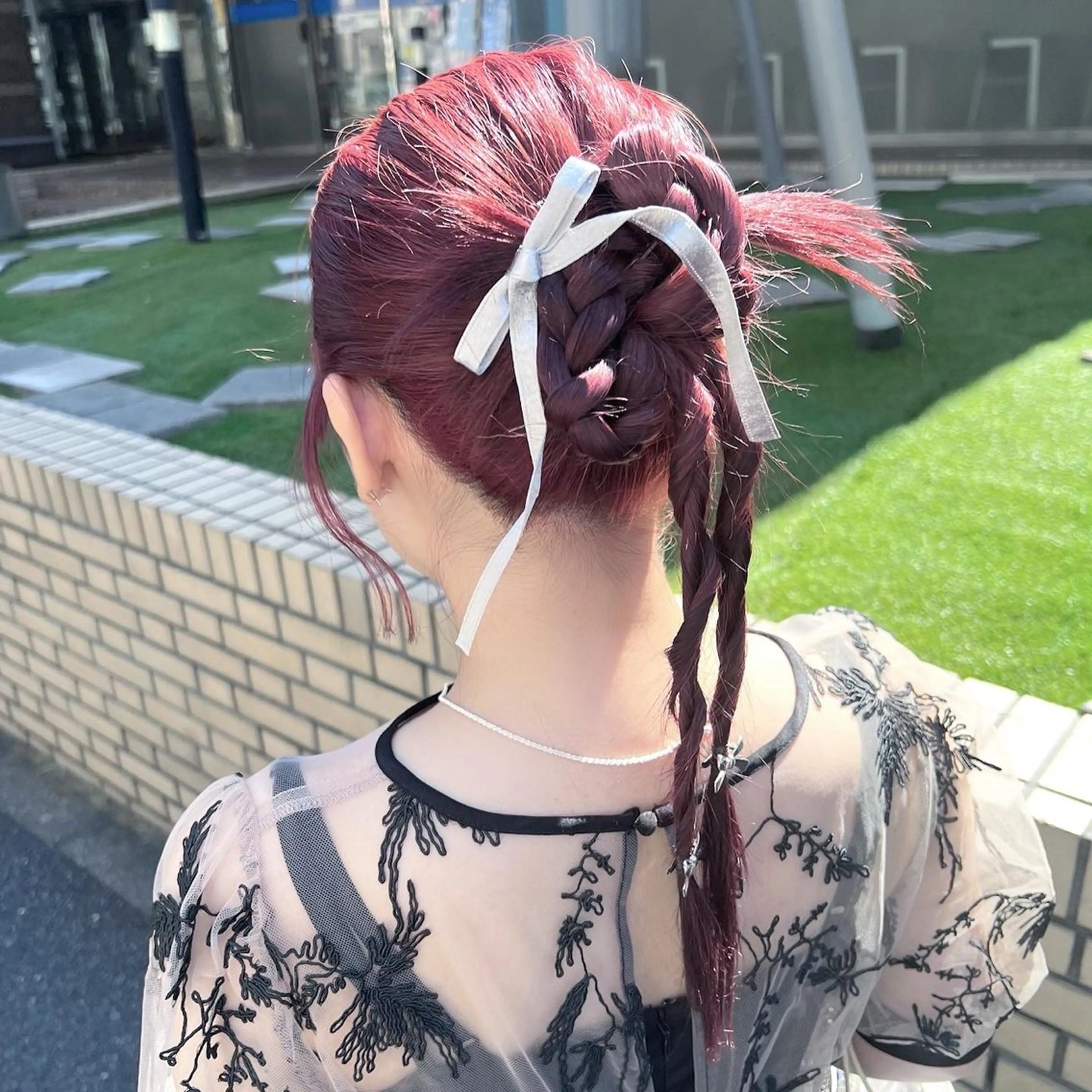 ヘアアレンジ 結婚式・ブライダル 松原 梨華のヘアスタイル