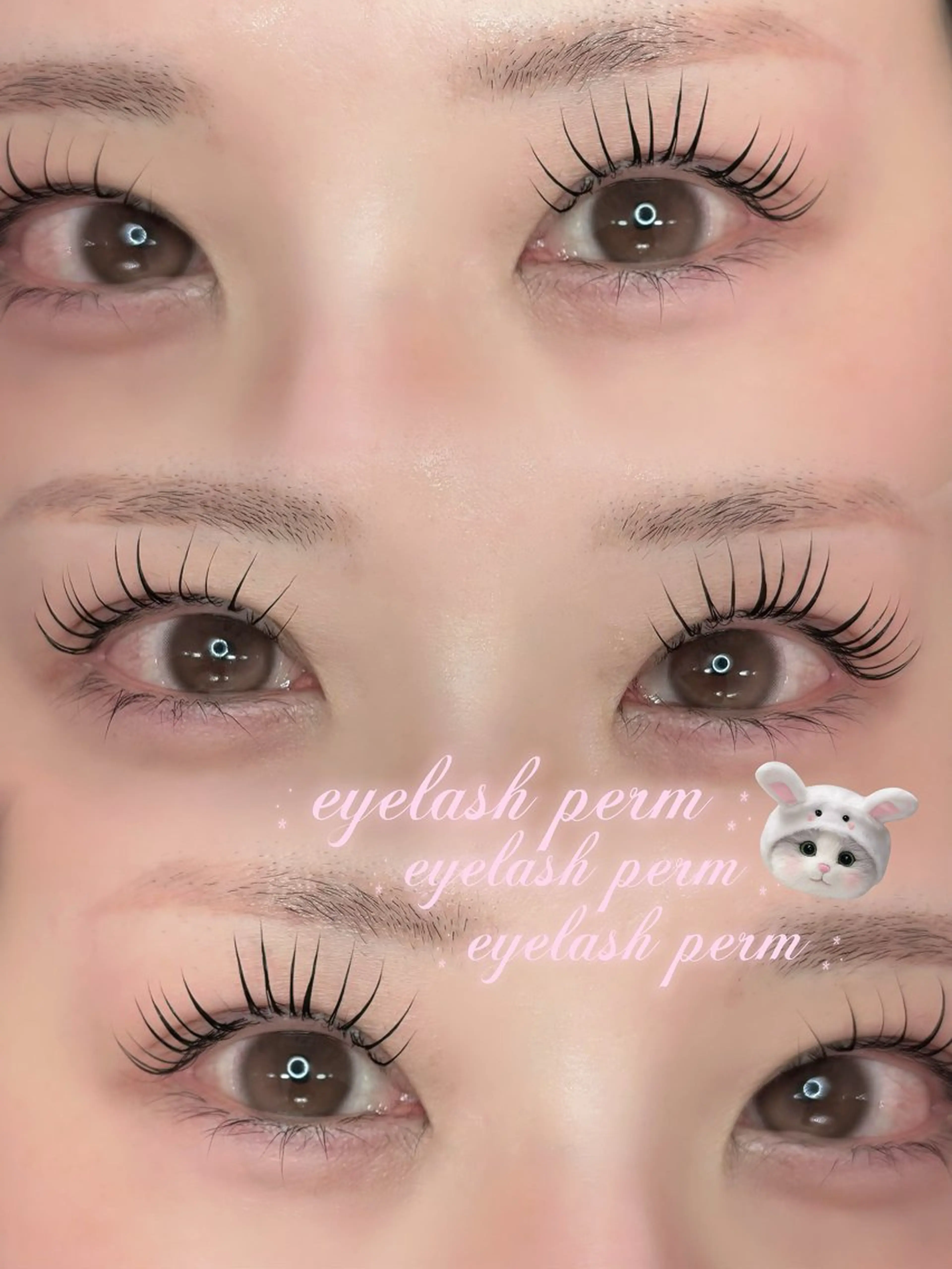 マツエク・マツパ 韓国風マツエク 一重×まつ毛パーマ マツパ 韓国風/束間マツエク /京橋SUZU🖤のマツエク・マツパデザイン