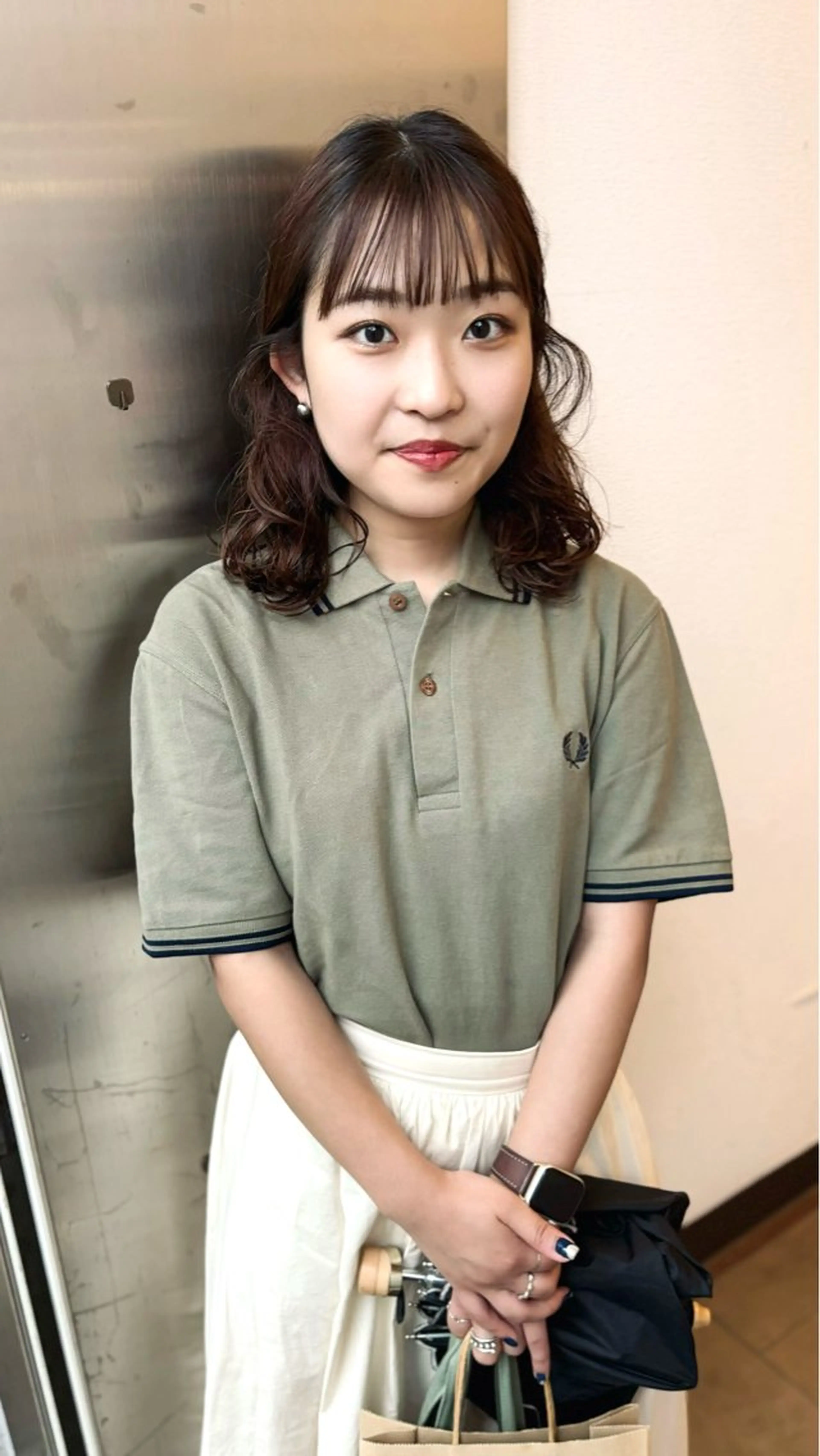 ミディアム デザインパーマ 藤田和樹のヘアスタイル