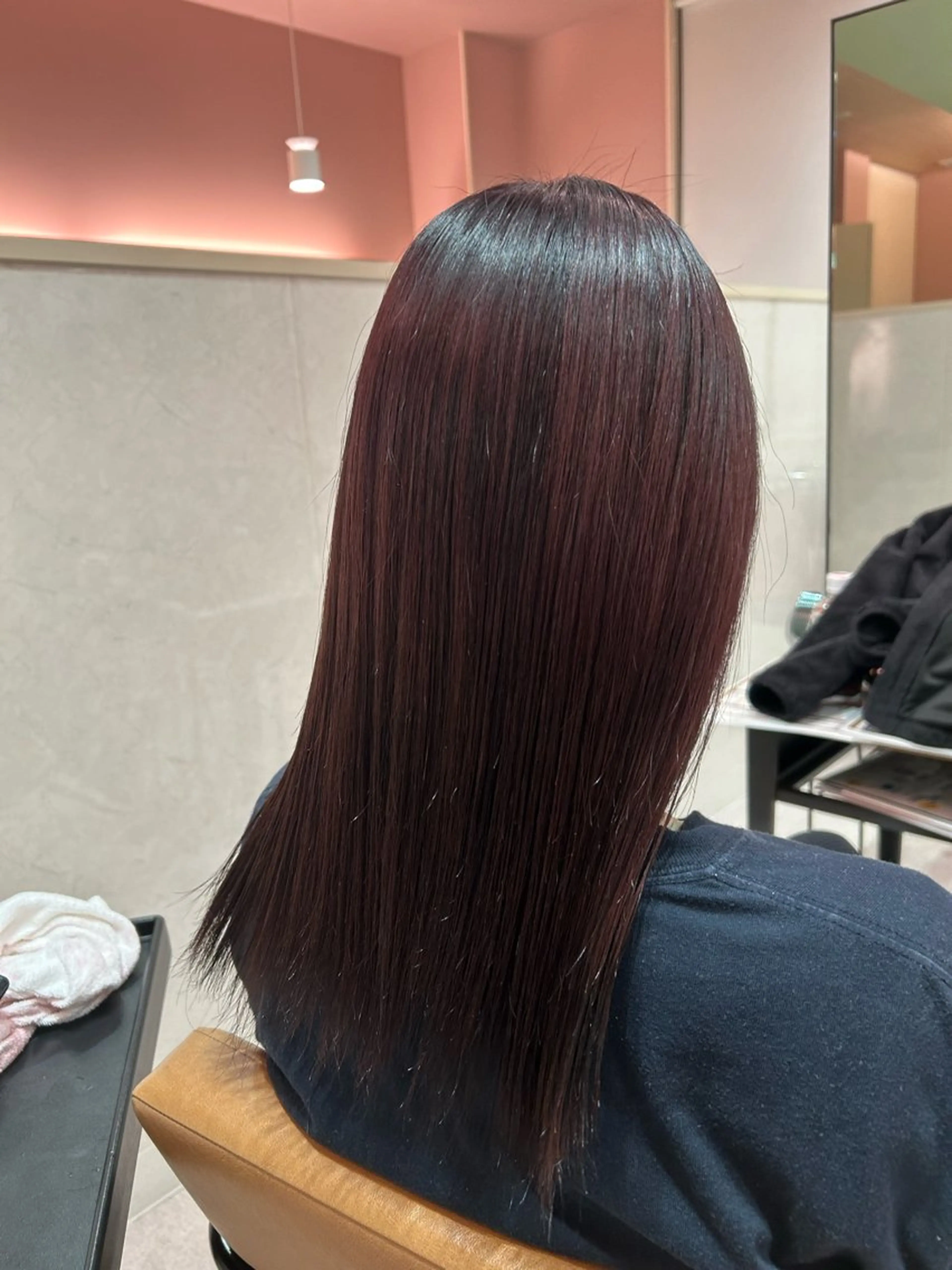ロング カラー 大山 莉奈のヘアスタイル