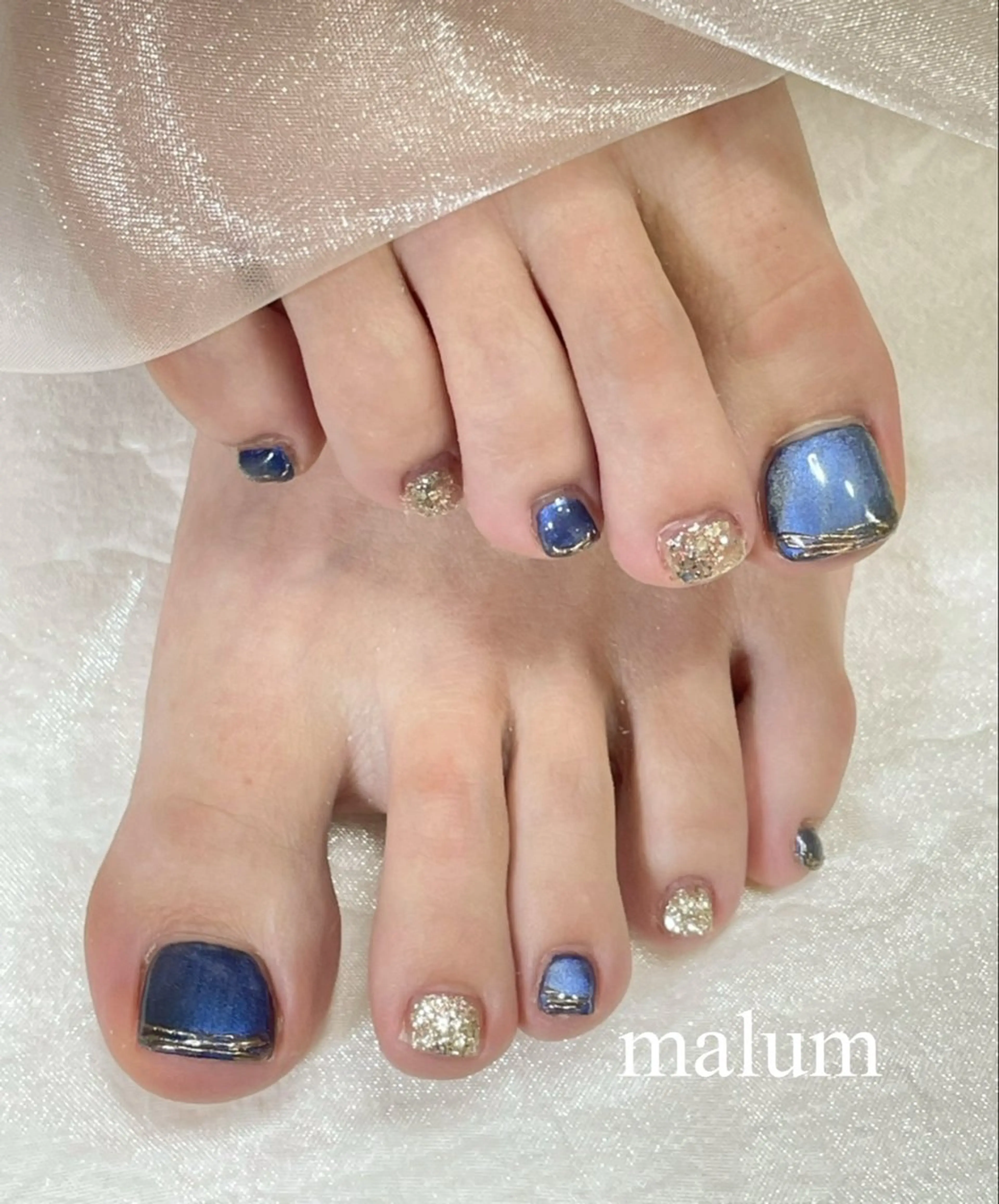 ネイル フットネイル malum nailのネイルデザイン