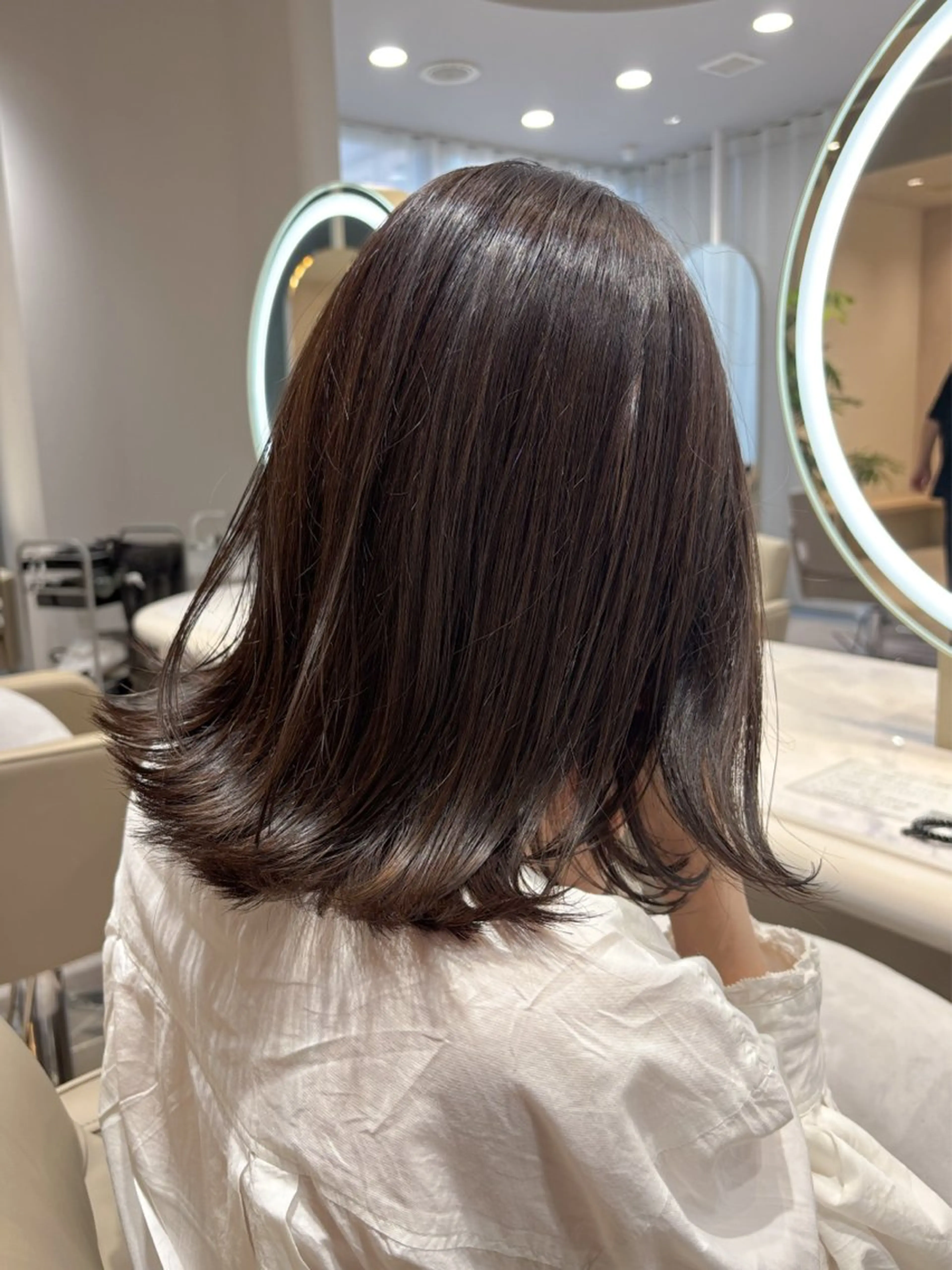 ミディアム カラー ブラウンカラー ヘアカラー Agnos 武村 魁のヘアスタイル