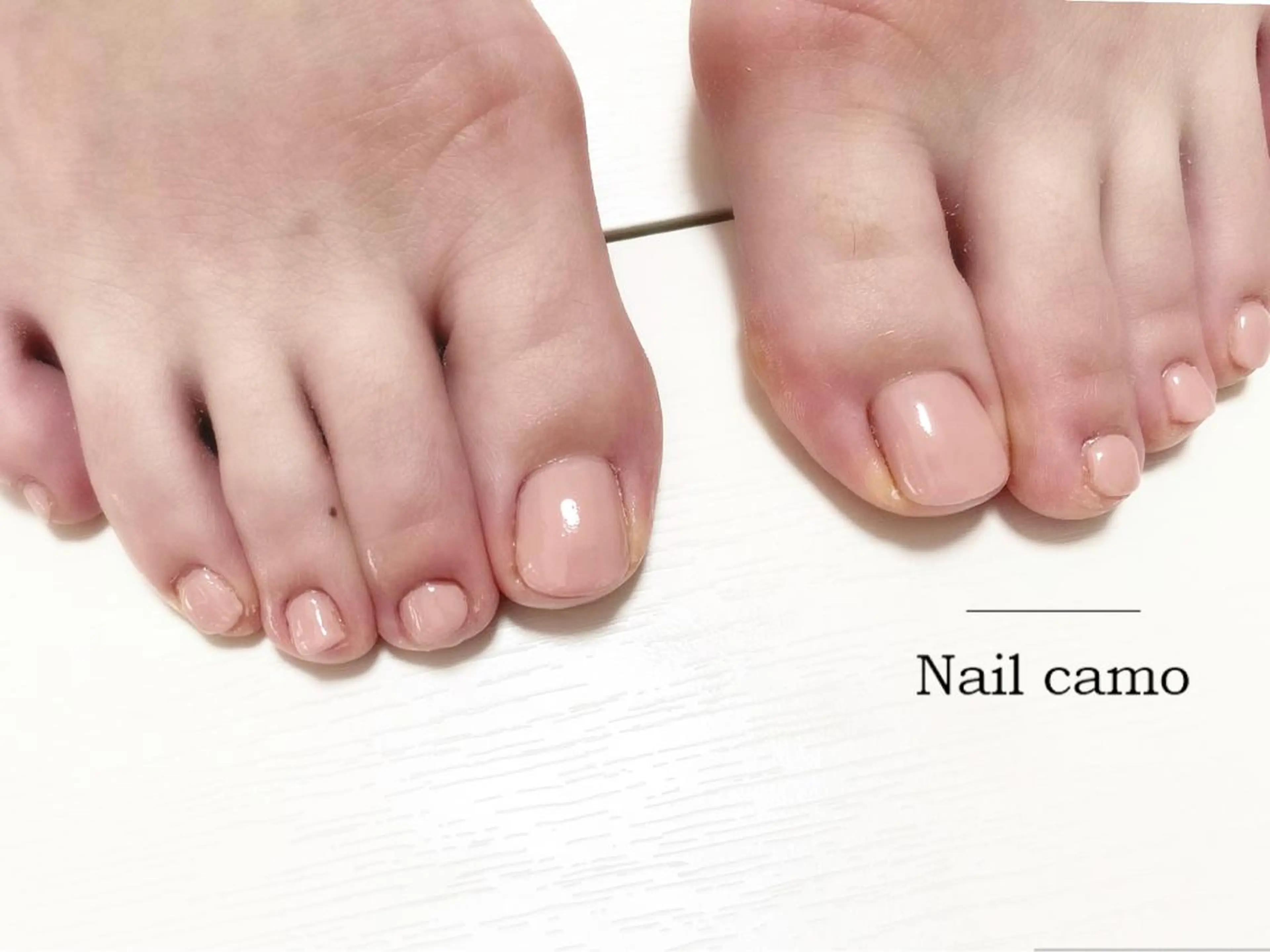 ネイル ワンカラーネイル フットネイル 🌟Nail camo🌟のネイルデザイン