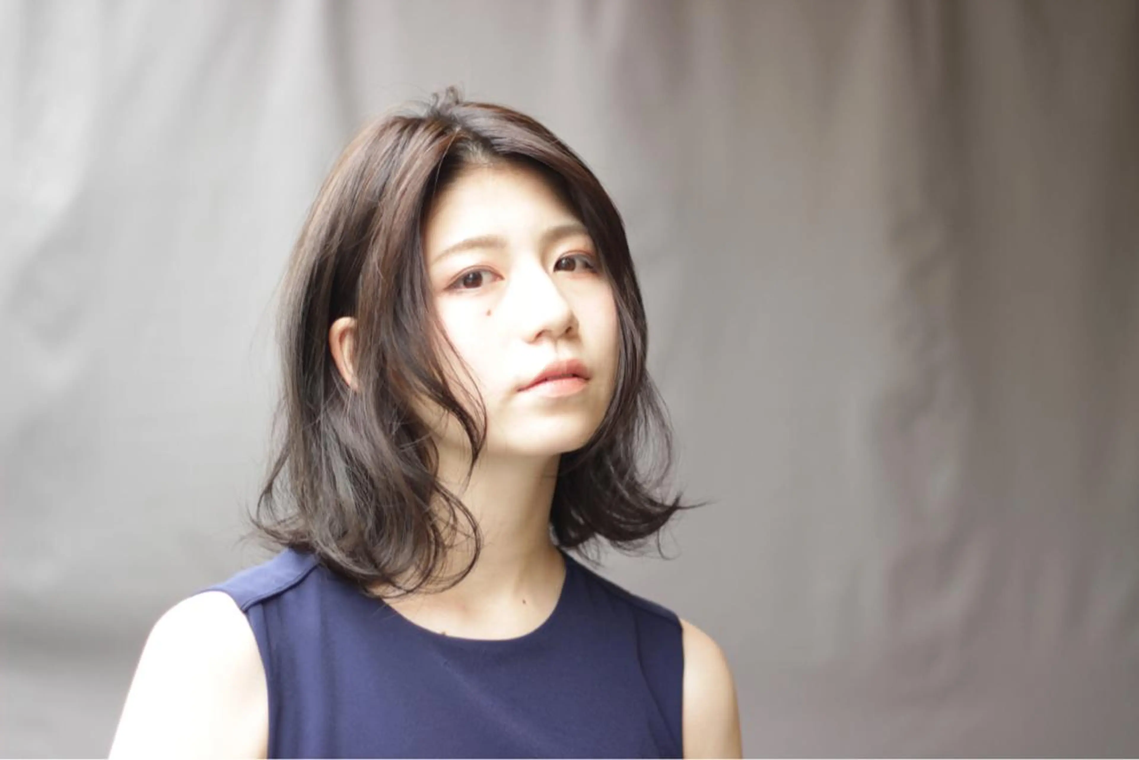 ミディアム 平尾駅直結/徒歩0分 イノセントヘアのヘアスタイル