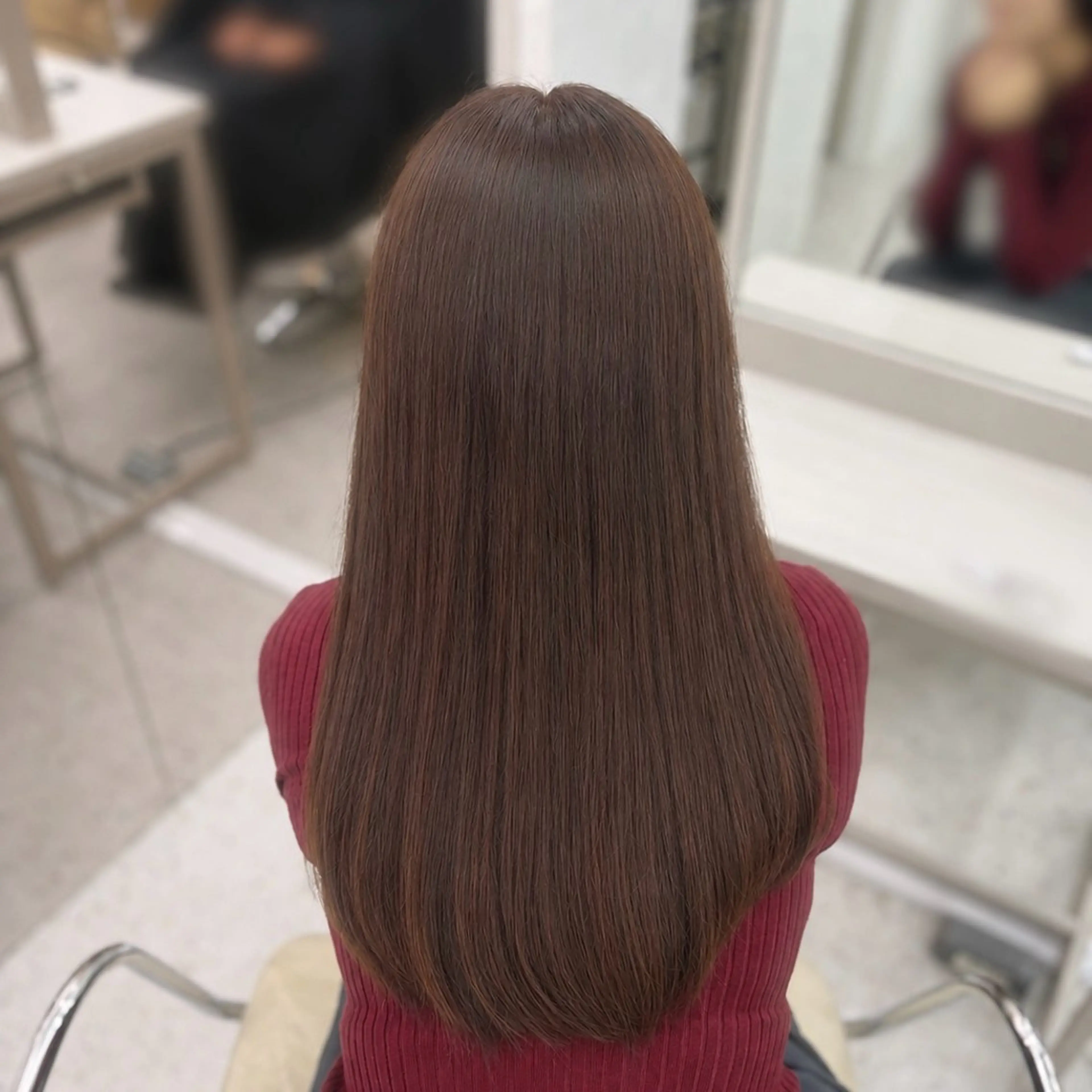 ロング カラー ブラウンカラー オレンジ オレンジブラウン ロング ヘアカラー coco_ mahiroのヘアスタイル