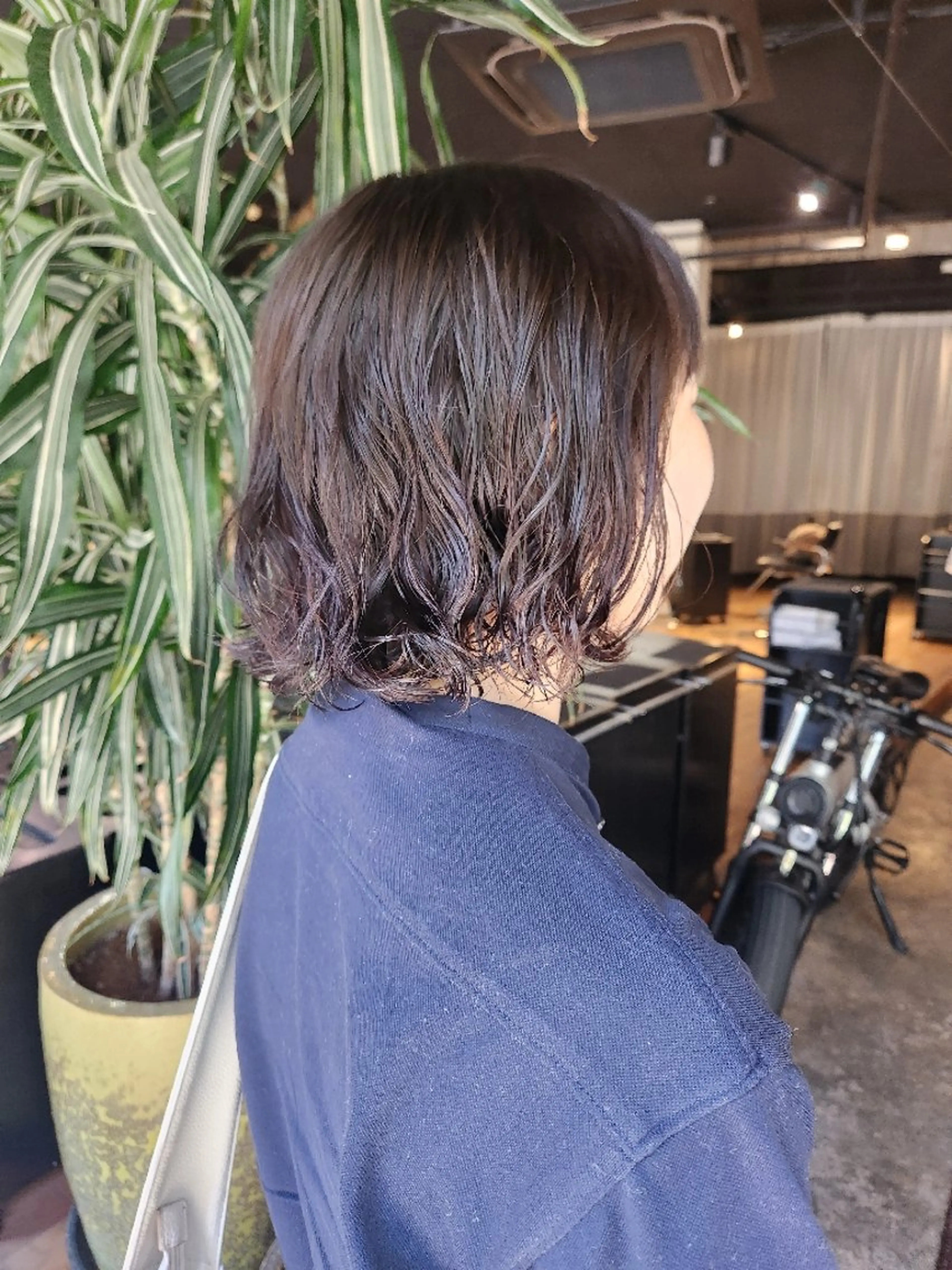 ショート パーマ ボブ ハヤシ マユ ✂ 府中美容室のヘアスタイル
