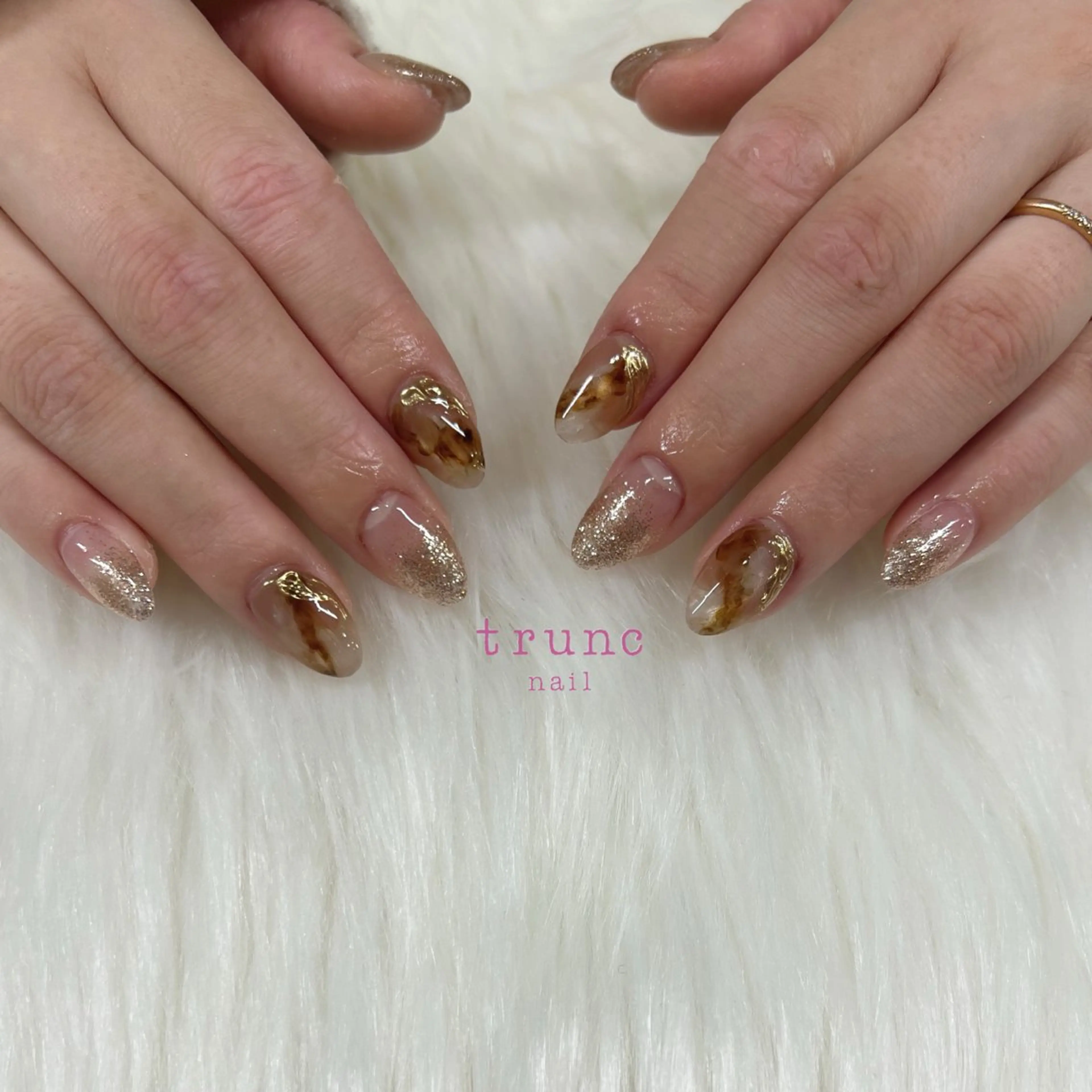 ネイル trunc nail 🌻宮下🌻のネイルデザイン