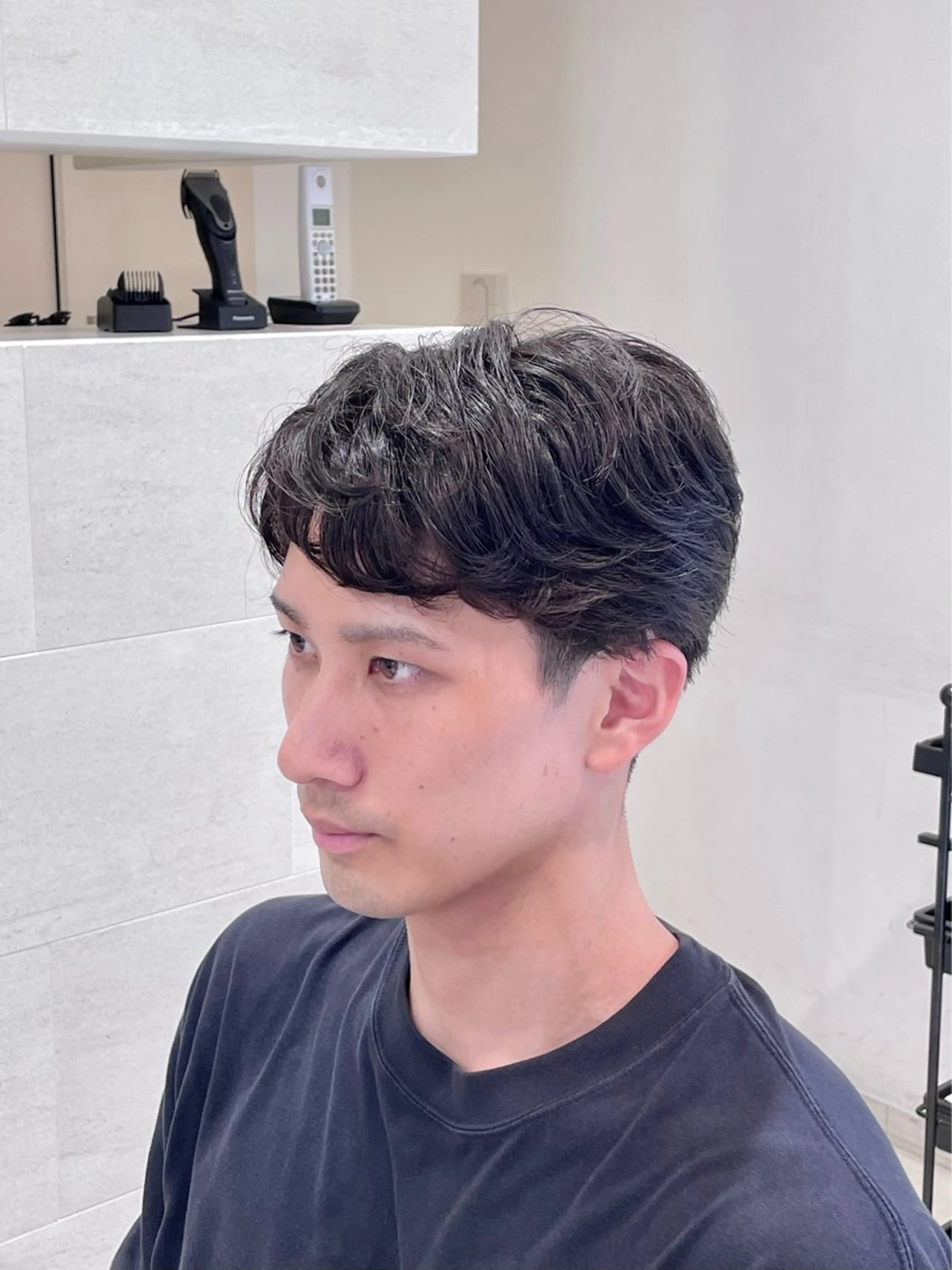 ショート メンズ カット パーマ メンズ特化美容師 / 篠谷祐輝のヘアスタイル