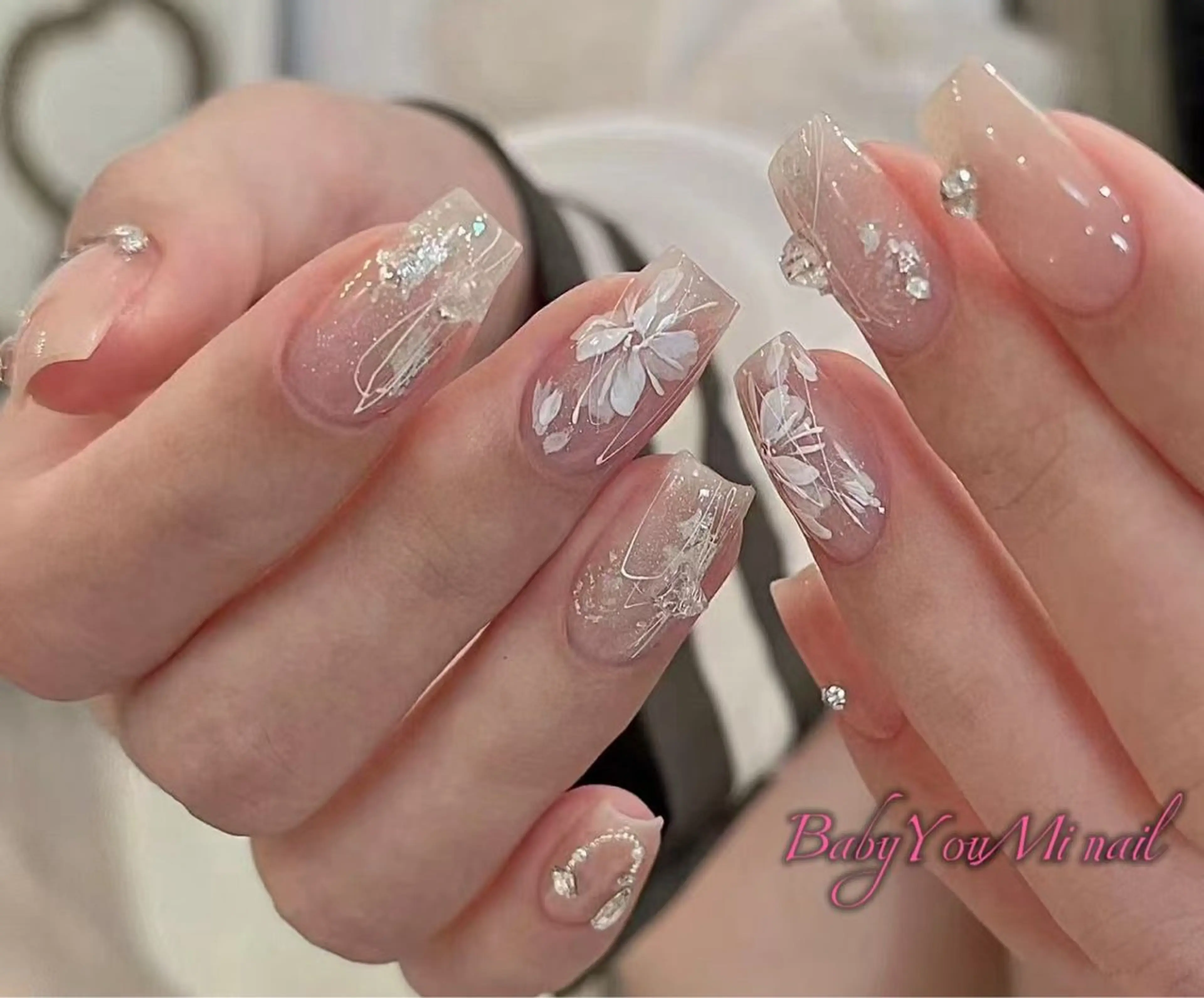 ネイル オーロラネイル フラワーネイル フットネイル フレンチネイル ジェルネイル ハンドネイル 相沢 さやかのネイルデザイン