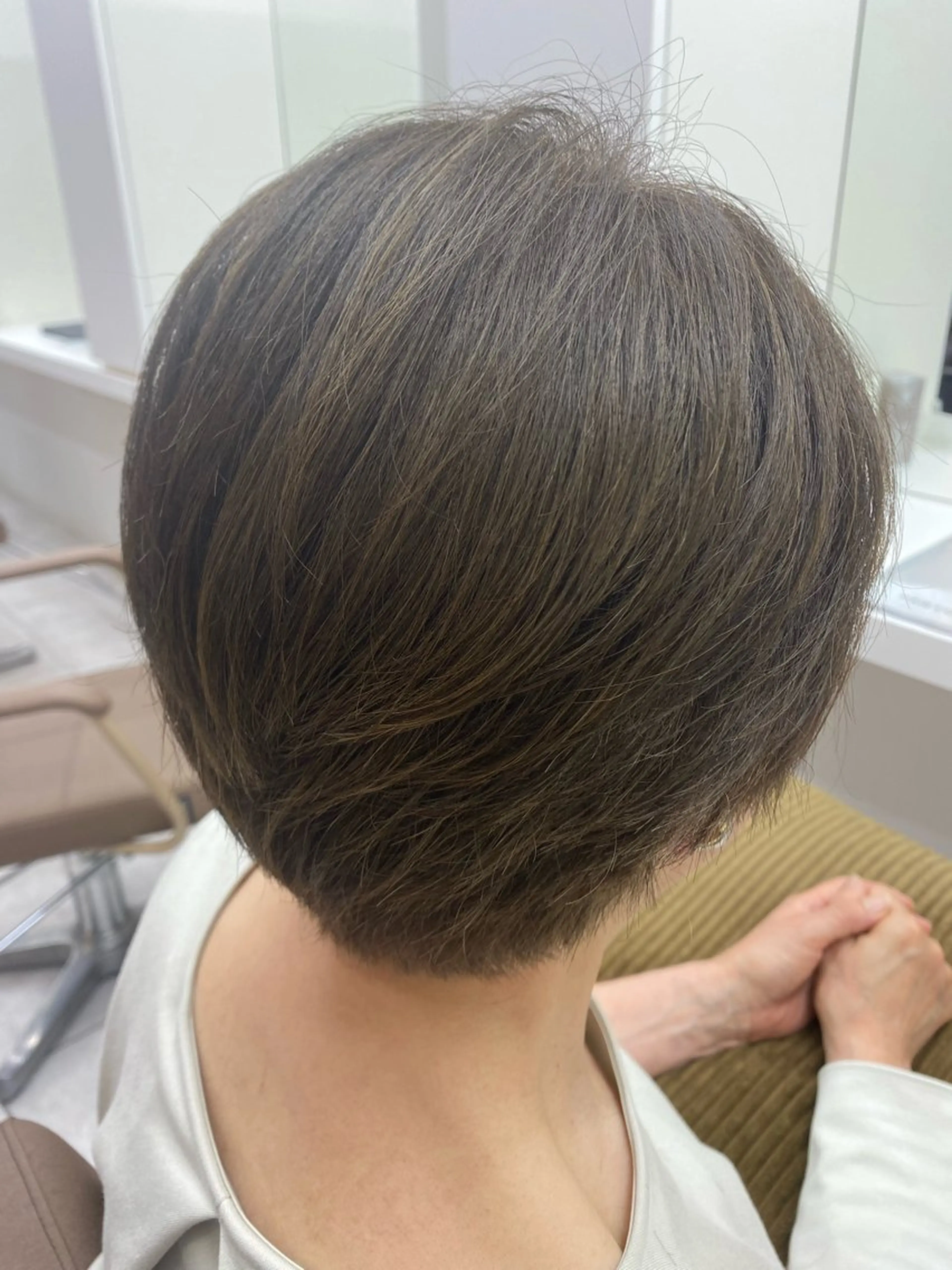 ショート 丸みショート ショートヘア 馬渕 由梨のヘアスタイル