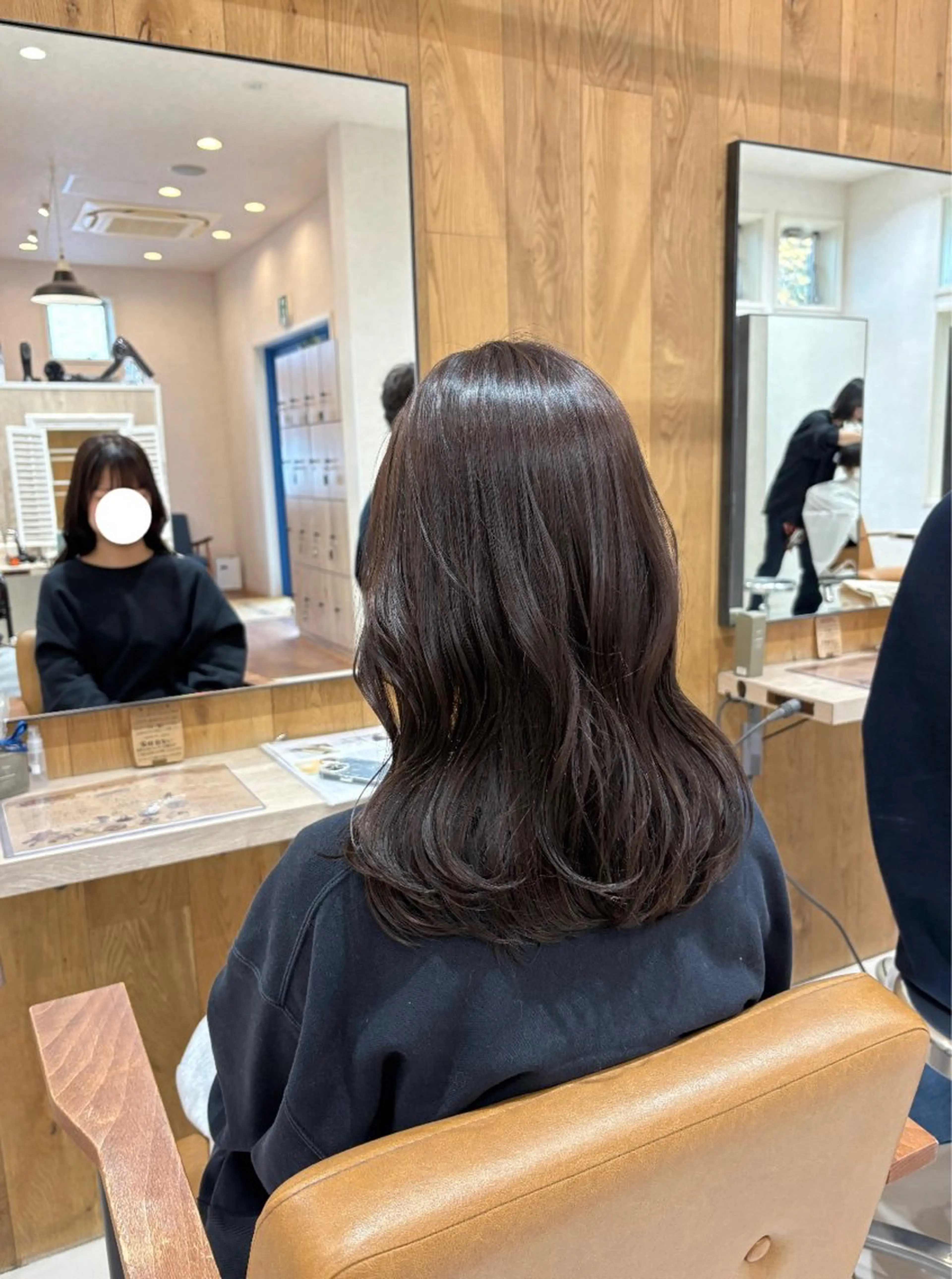 【🌟人気No.1|迷ったらコレ🌟】透明感カラー+カット+ツヤ感upトリートメントの写真