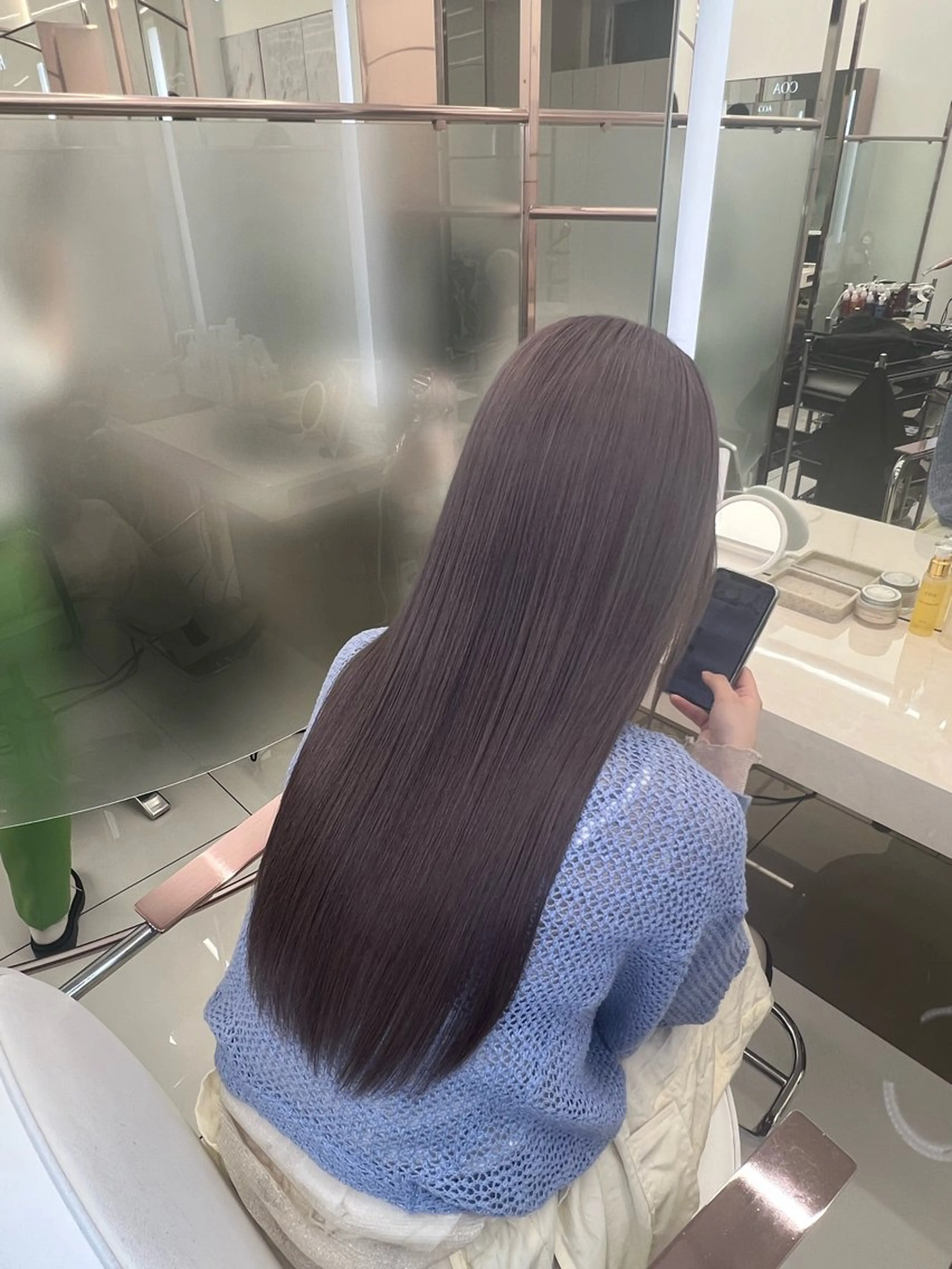 最高級処理剤付き🌱ダメージレスなケアカラー🪄💛の写真