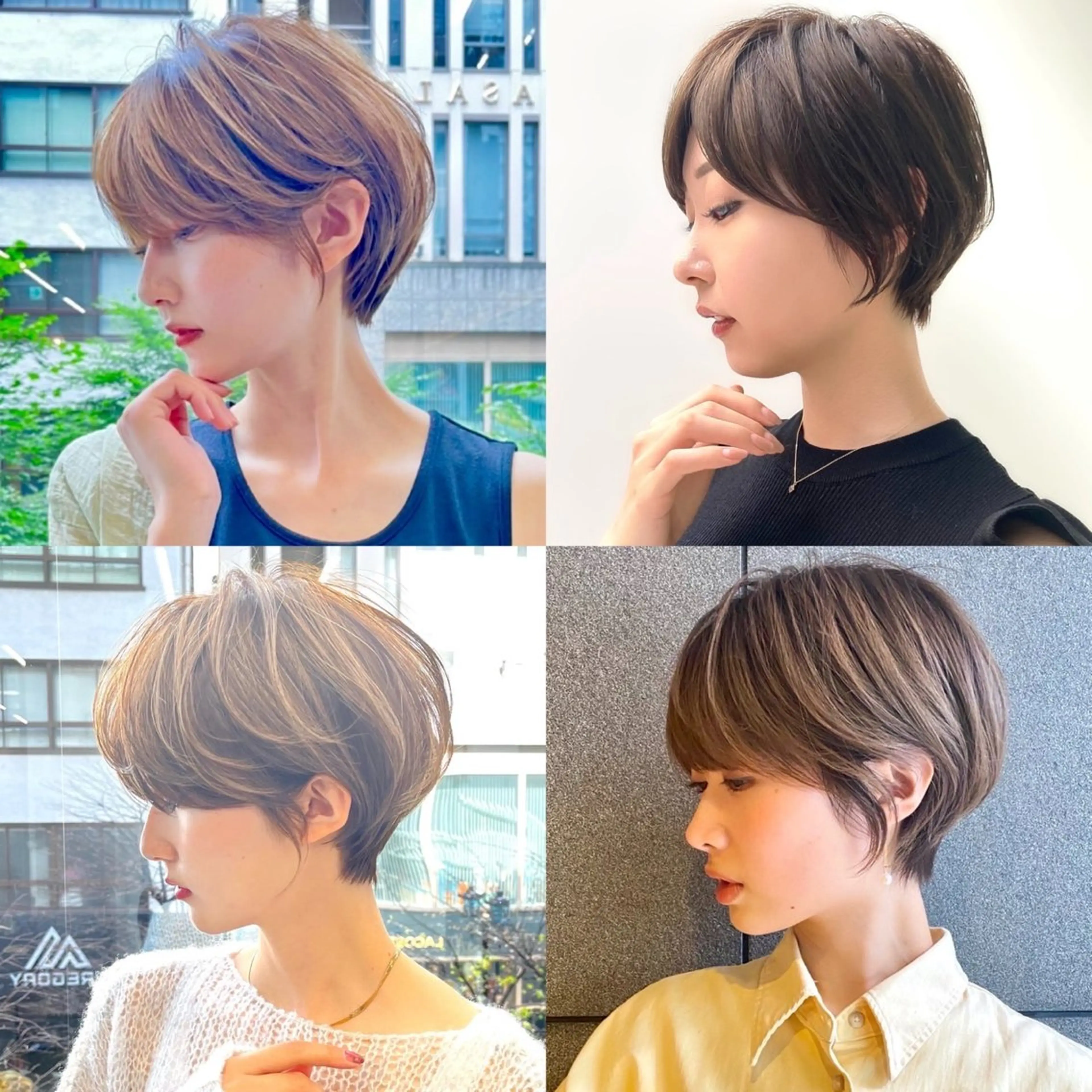 ショート 銀座/レイヤー 🌷nonoka🌷のヘアスタイル