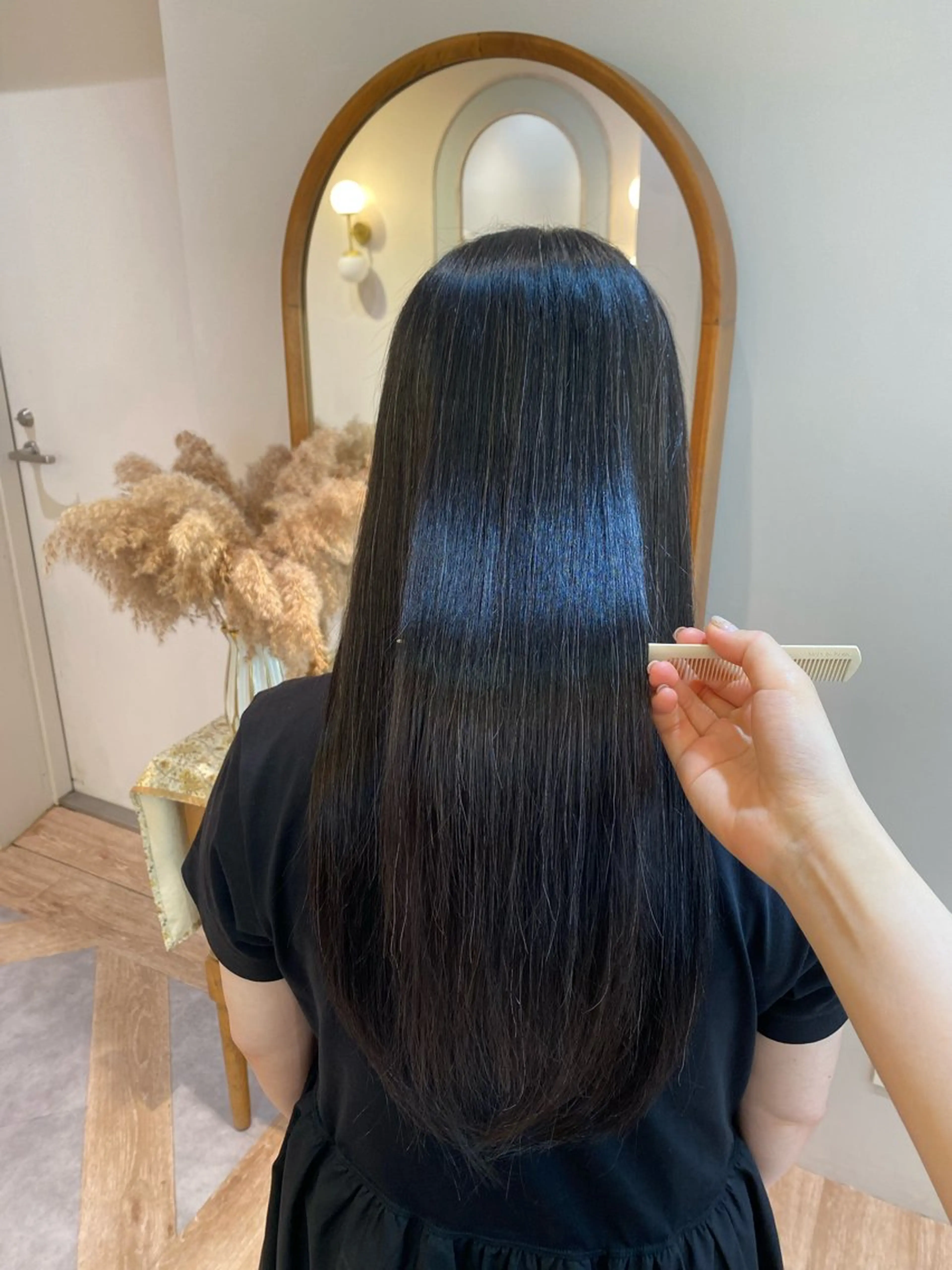 ロング ヘアカラー トリートメント 🤎🧸 りなのヘアスタイル