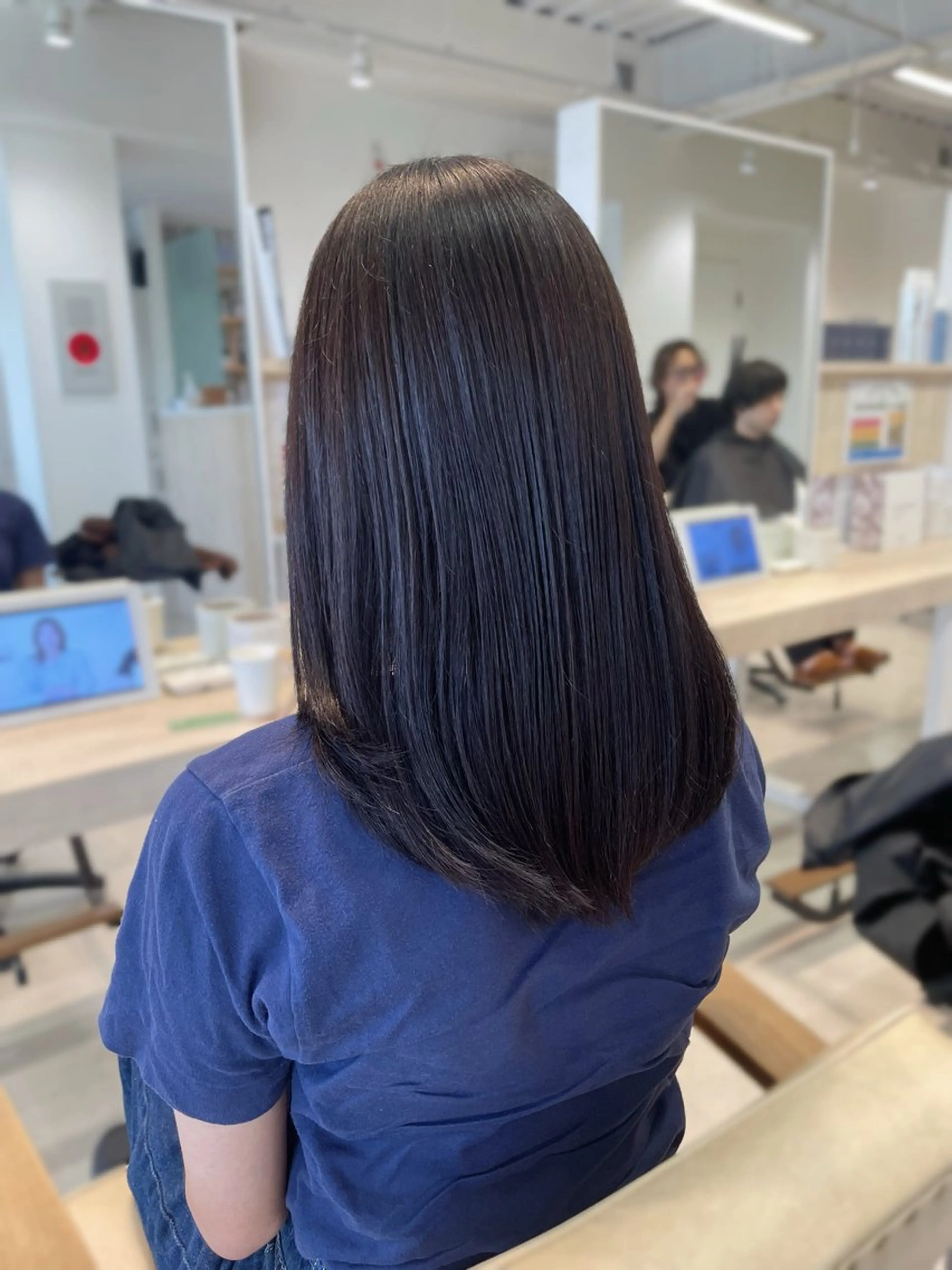 ロング カット ヘアカラー トリートメント かずや🍀/髪質改善 /艶髪カラー/眉毛のヘアスタイル