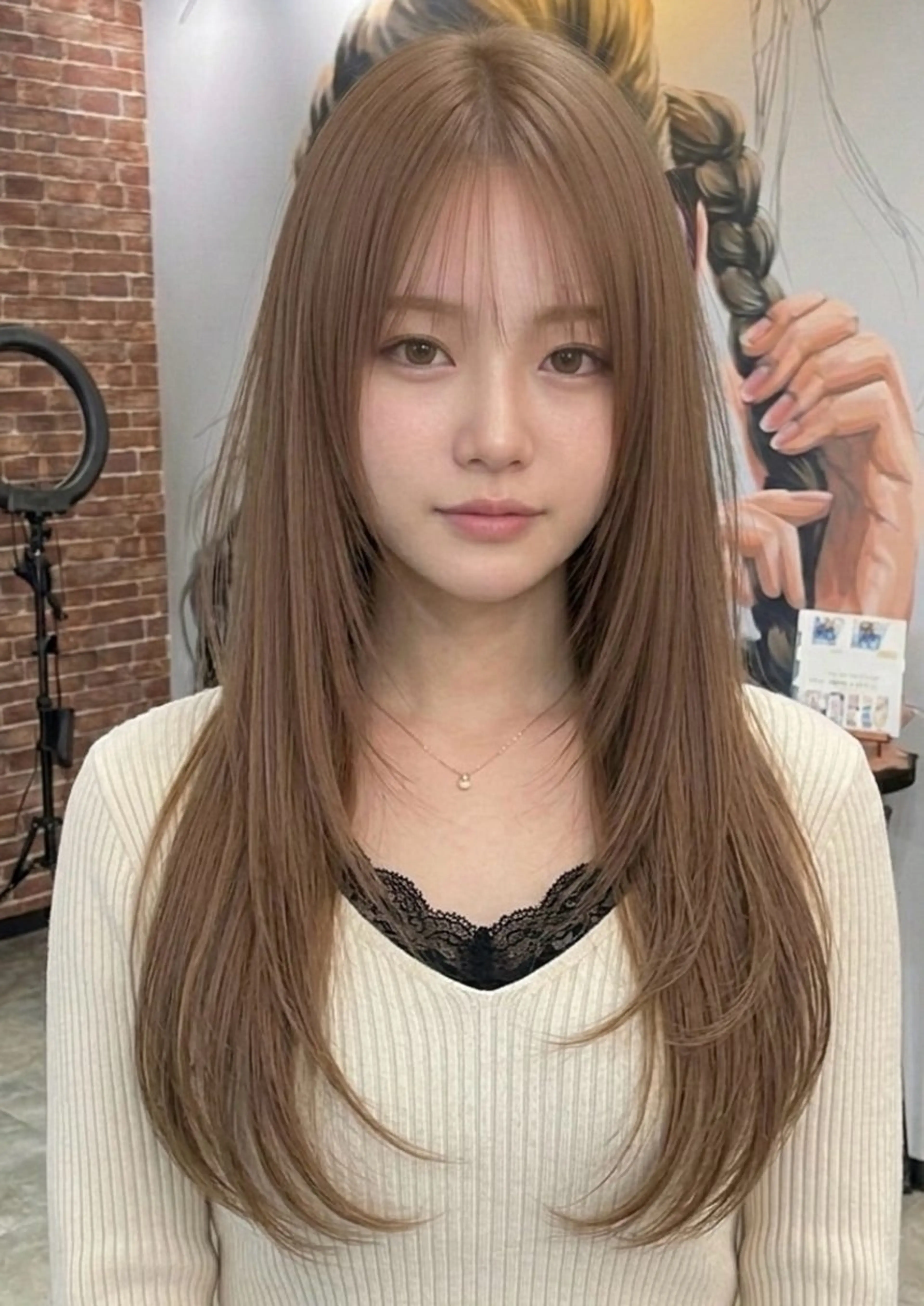 ロング 東 悠磨のヘアスタイル