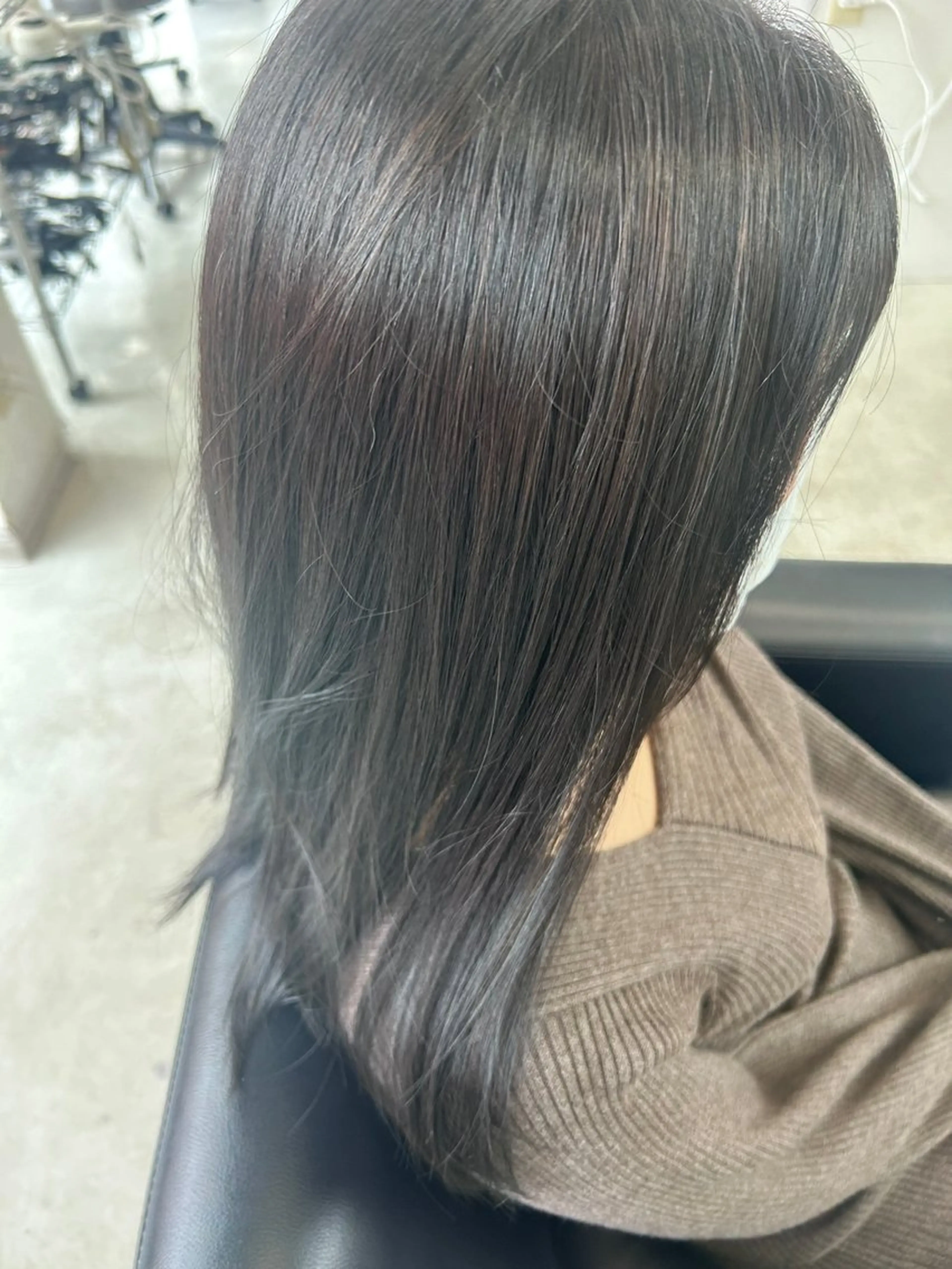 ロング カラー ブラウンカラー ダークブラウン カラーモデル募集中/ ともみのヘアスタイル