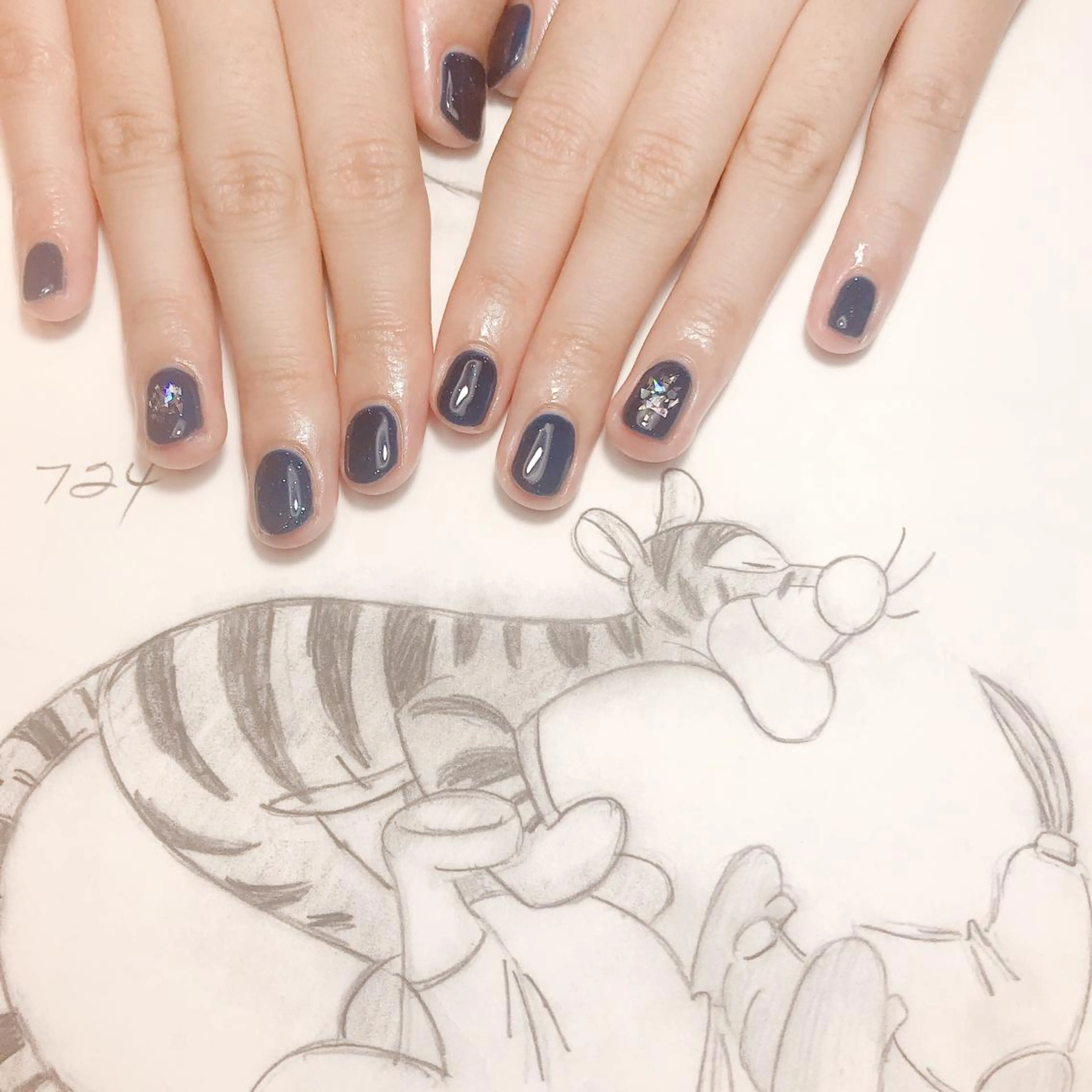 ネイル ワンカラーネイル owlnail /持込みデザイン専門のネイルデザイン