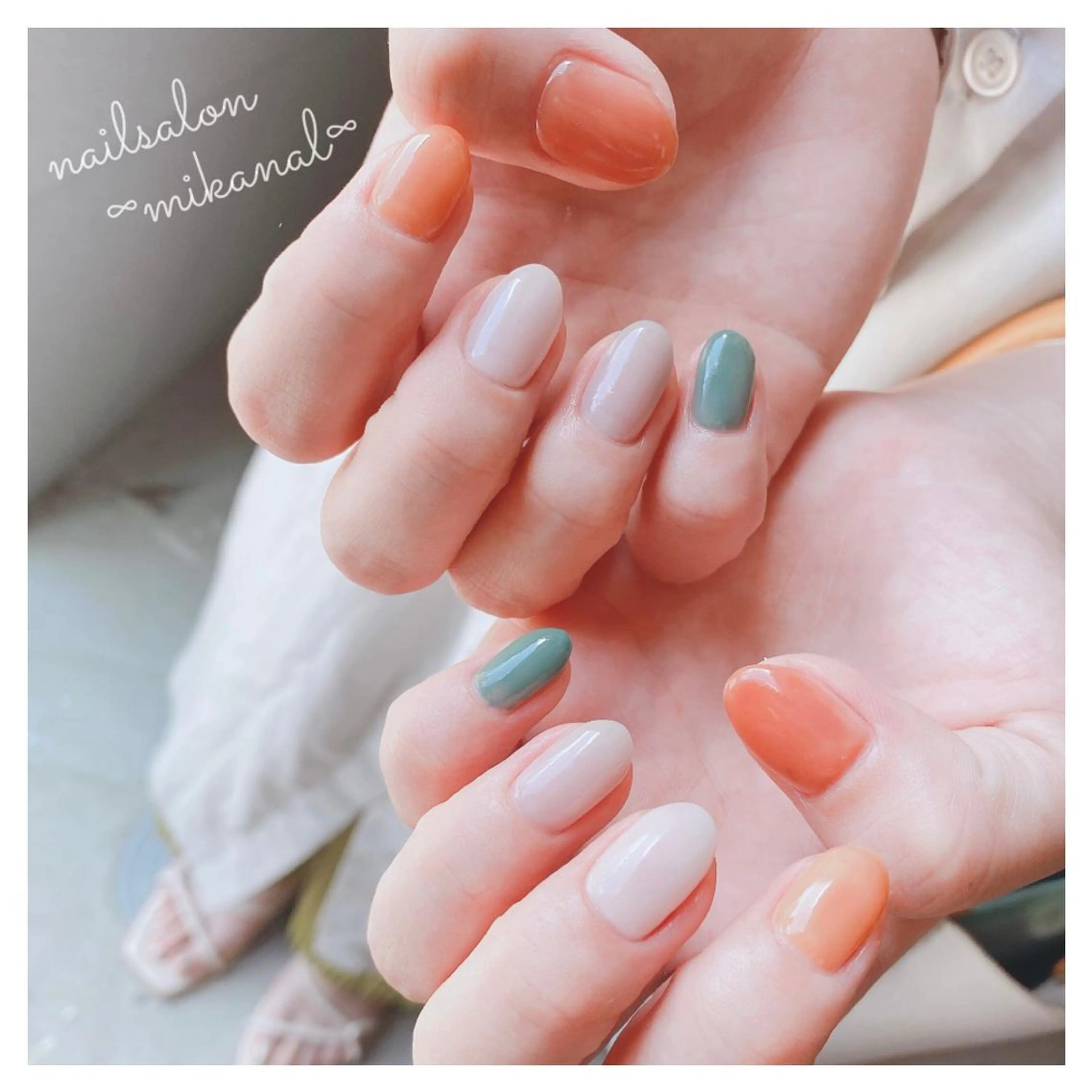 ネイル ハンドネイル フットネイル nailsalon ∞ ﾐｶﾅﾙ ∞のネイルデザイン