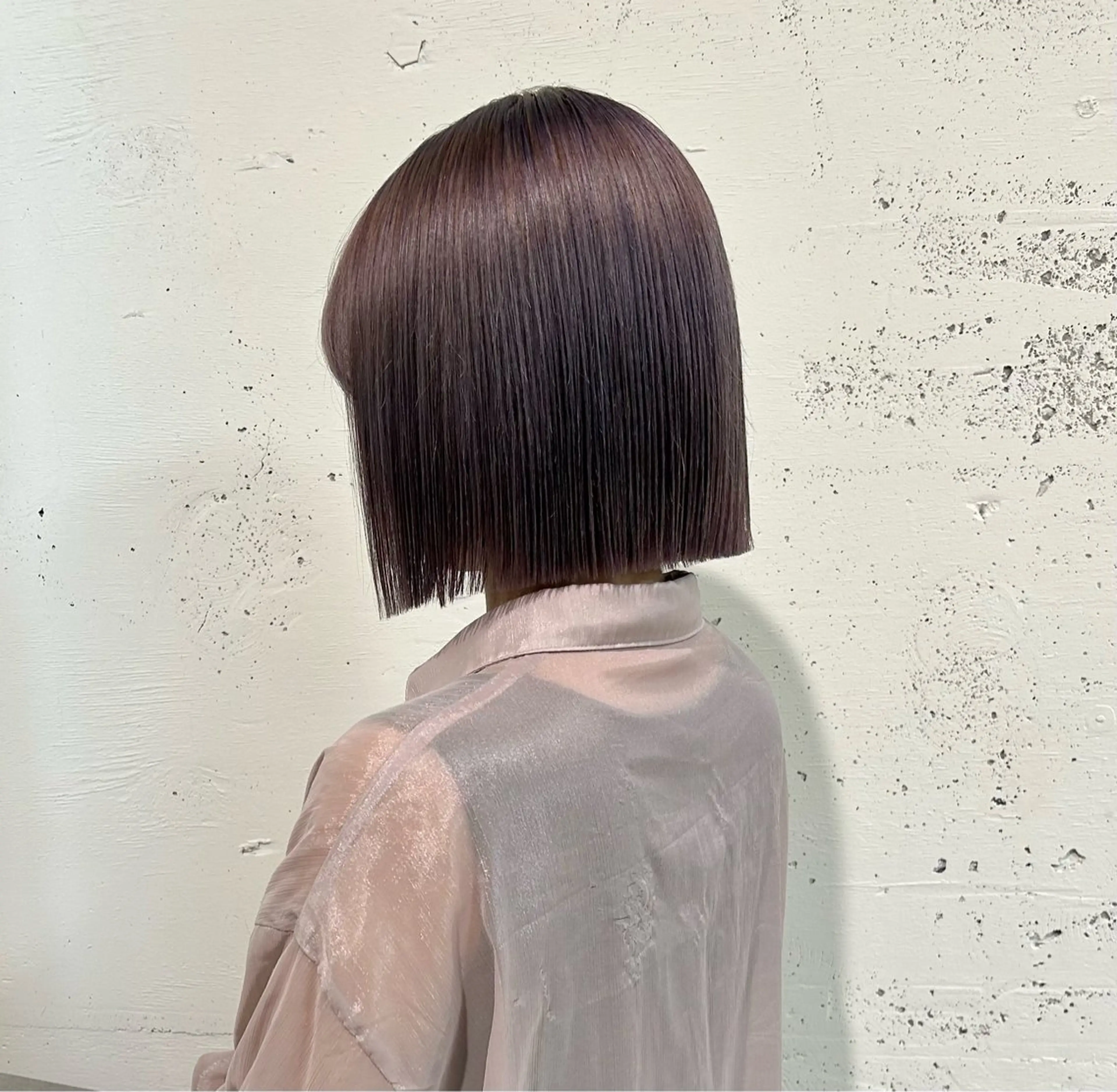 ショート カラー 透明感カラー🎀／ 寒色カラー／マツエクのヘアスタイル