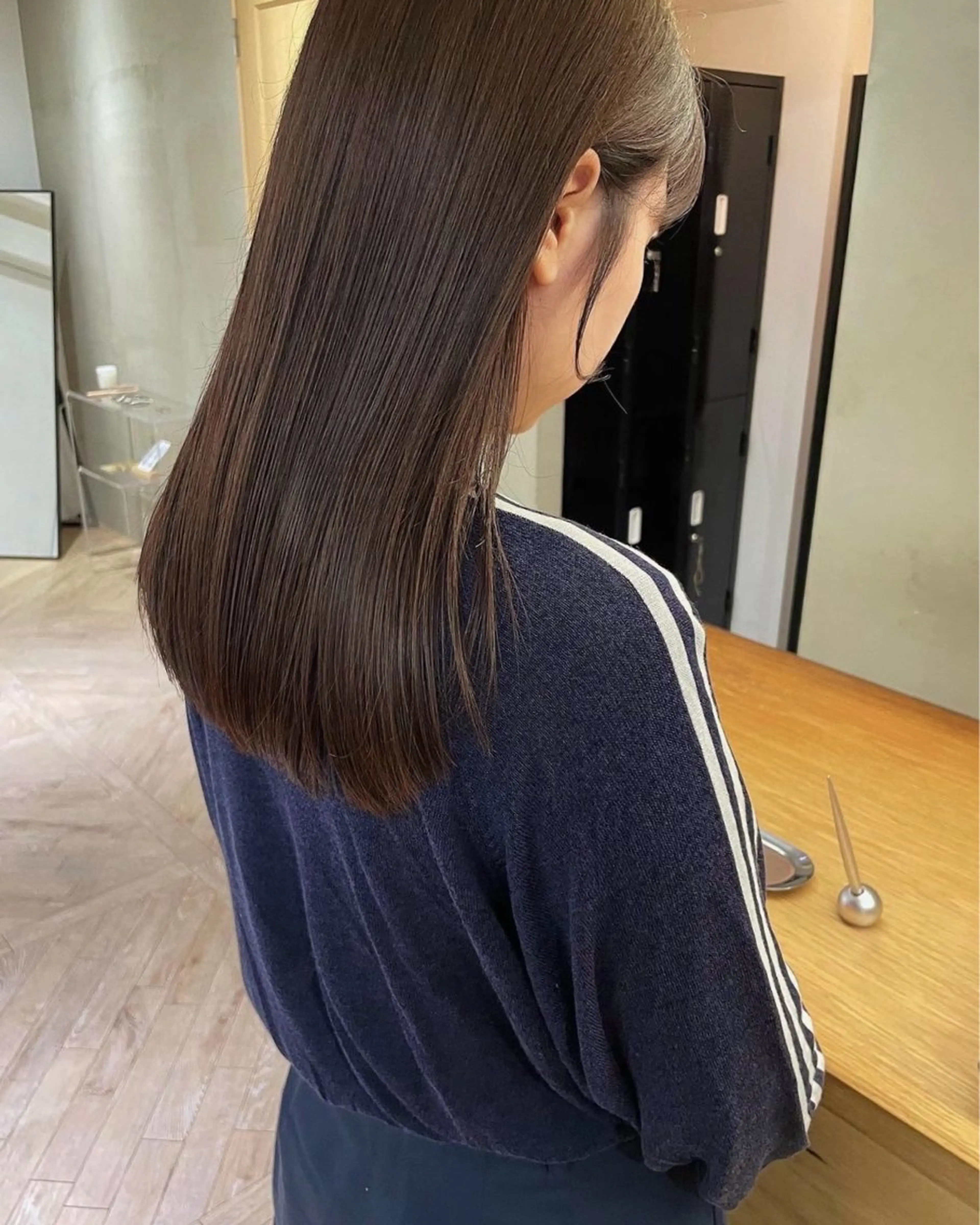 【うねりケア🪽】カット+コスメストレート(アイロンなし)+前処理トリートメントの写真