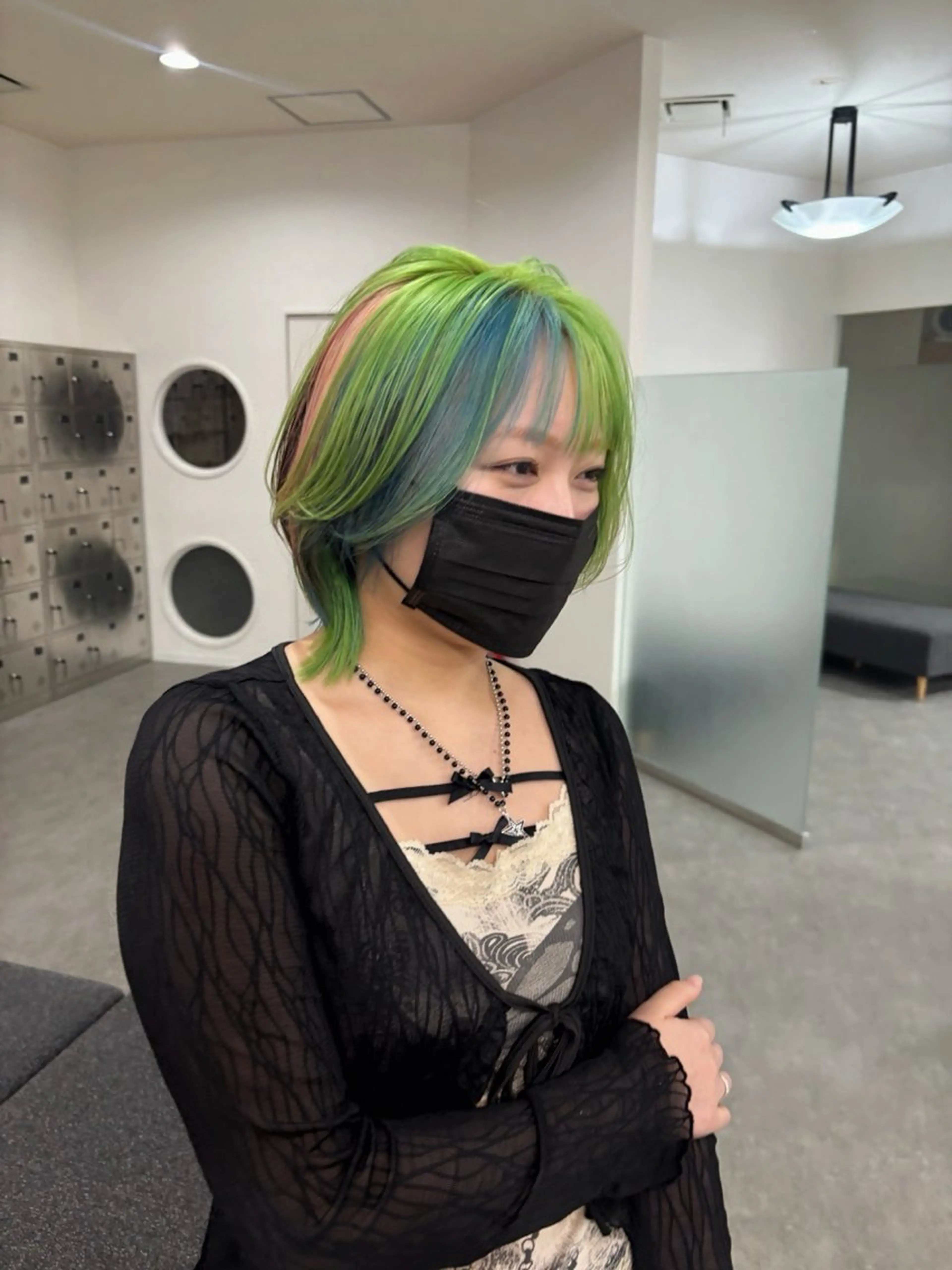 カラー 抜け感ヘア໒꒱ブリー チ໒꒱chihanaのヘアスタイル