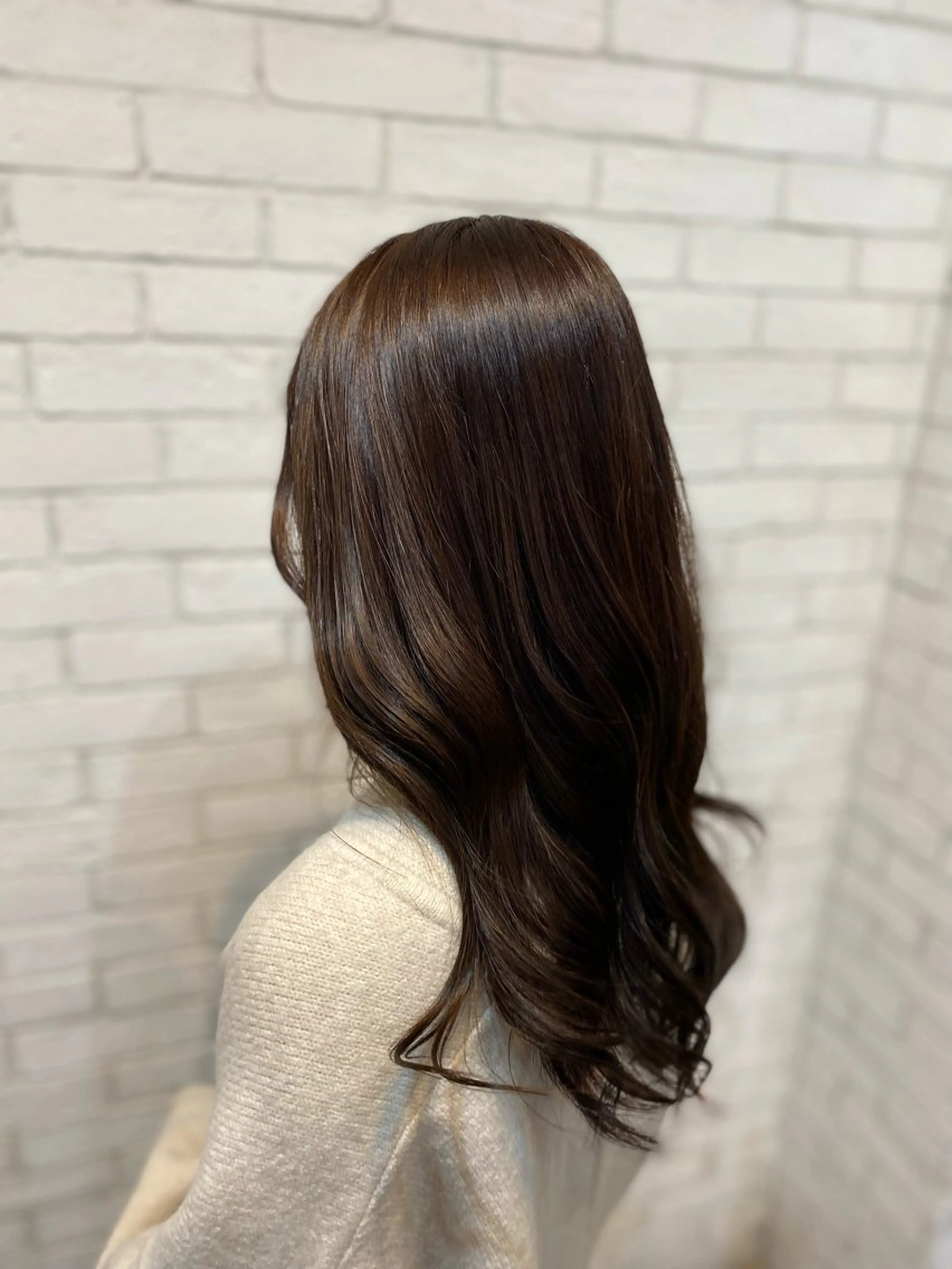 ロング カラー ヘアカラー トリートメント ヨシダ フミノリのヘアスタイル