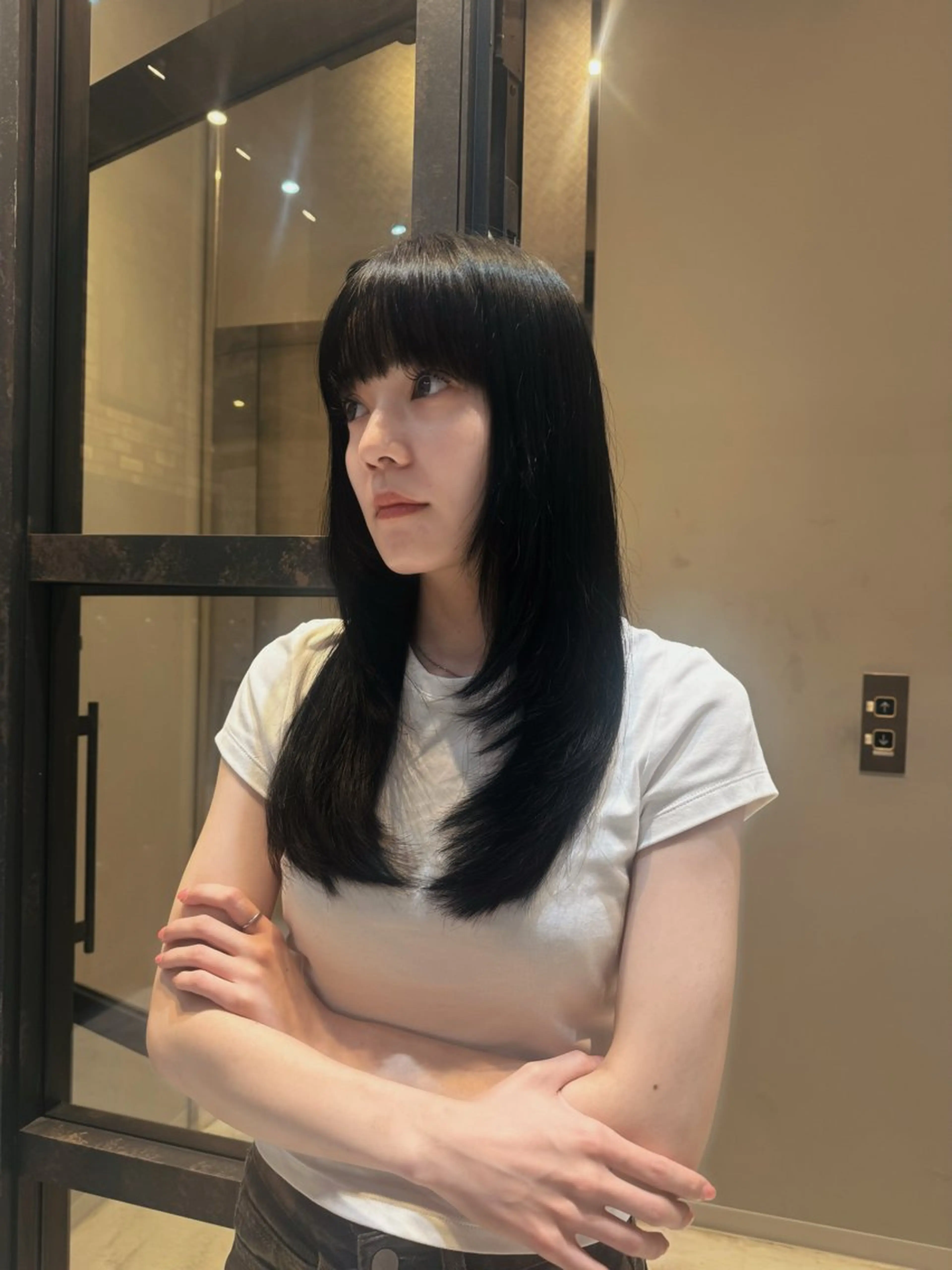 ロング カラー 大人な抜け感レイヤー remi🖤のヘアスタイル