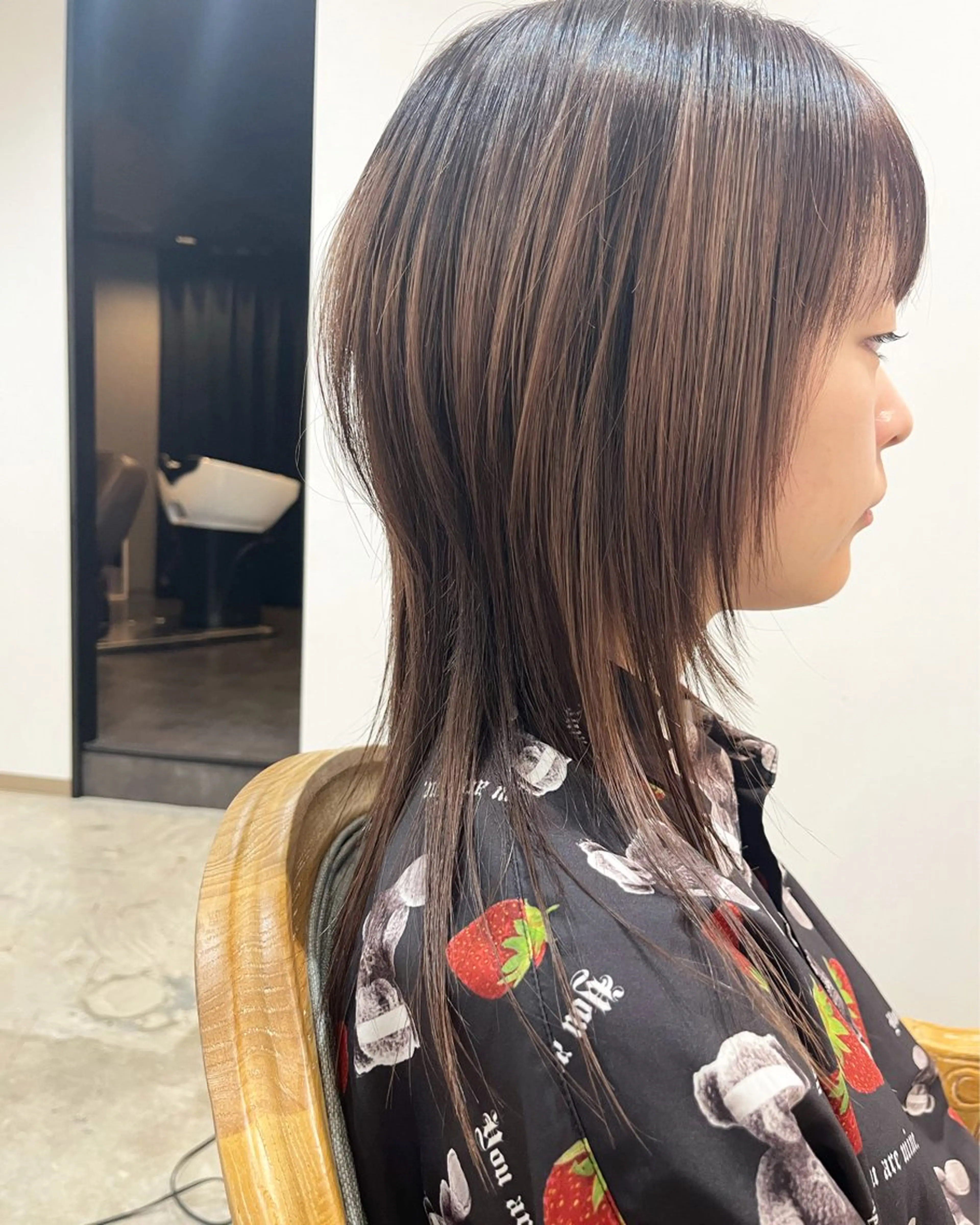 ロング ウルフカット ショート&ボブ井上 菜樹のヘアスタイル
