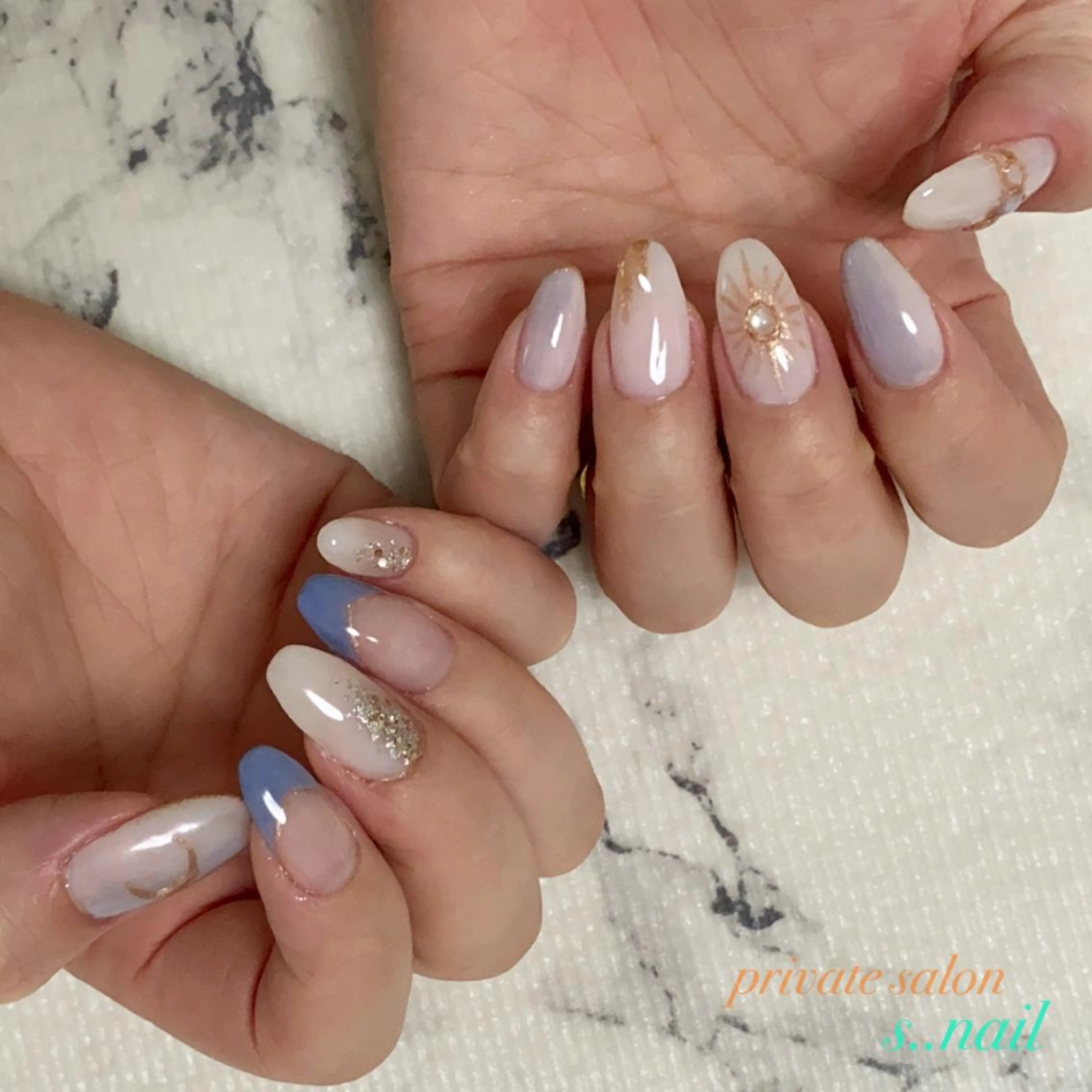 ネイル ロングネイル ハンドネイル フットネイル s..nail / MORITAのネイルデザイン