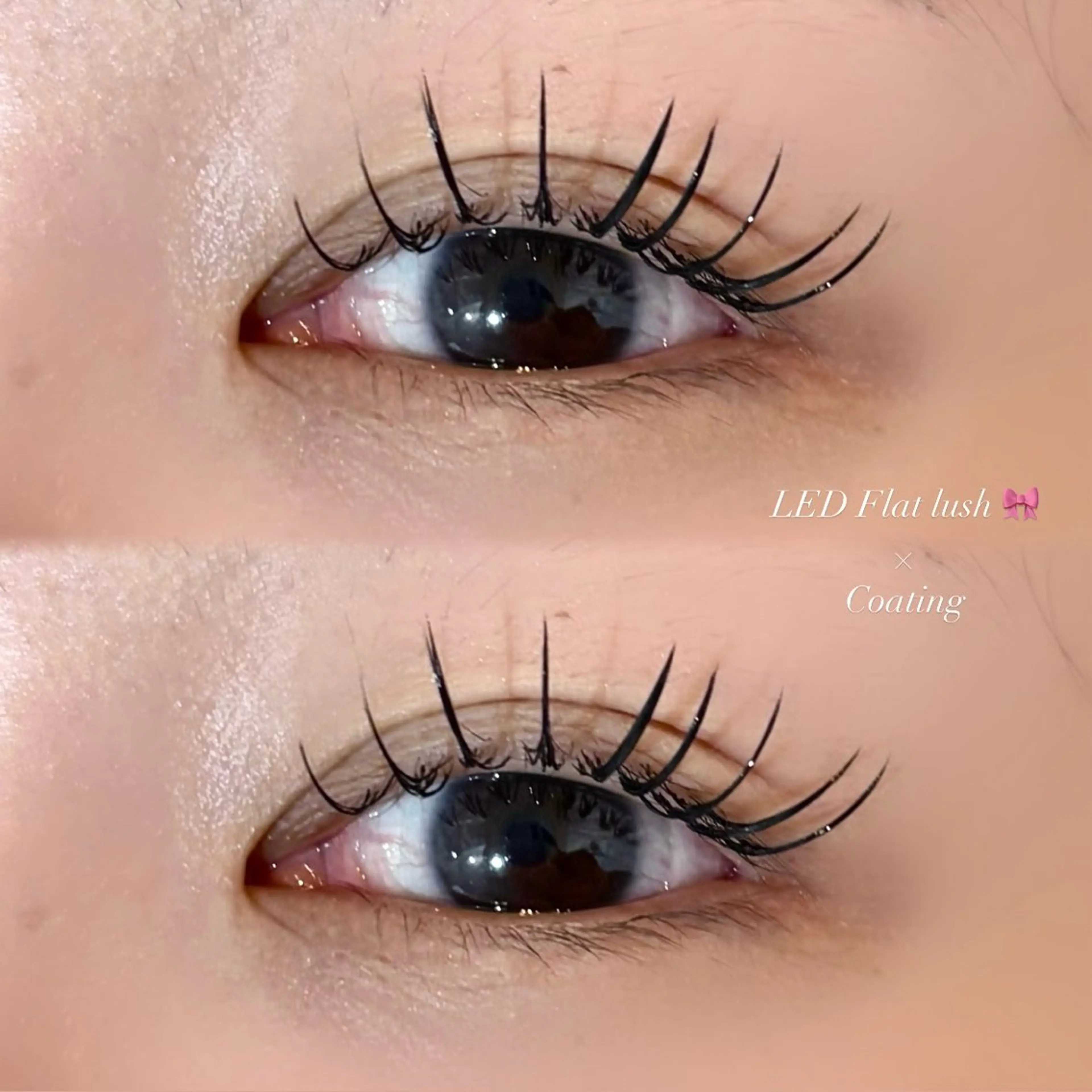 マツエク・マツパ 束感まつ毛 フラットラッシュ マツエク EYELA 小築🐈‍⬛🤍のマツエク・マツパデザイン