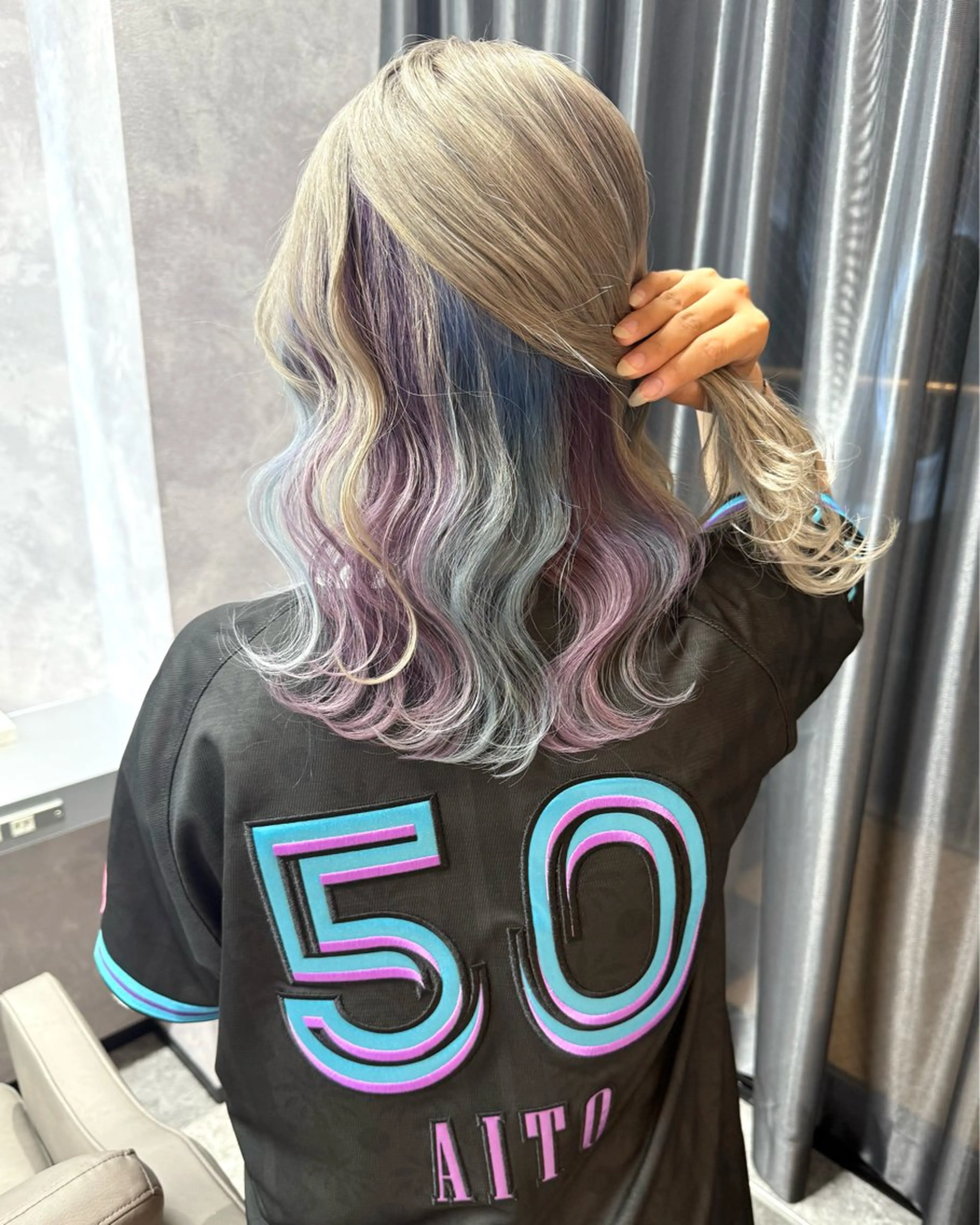 セミロング カラー 大宮/デザインカラー /パーマ/サカイユウのヘアスタイル