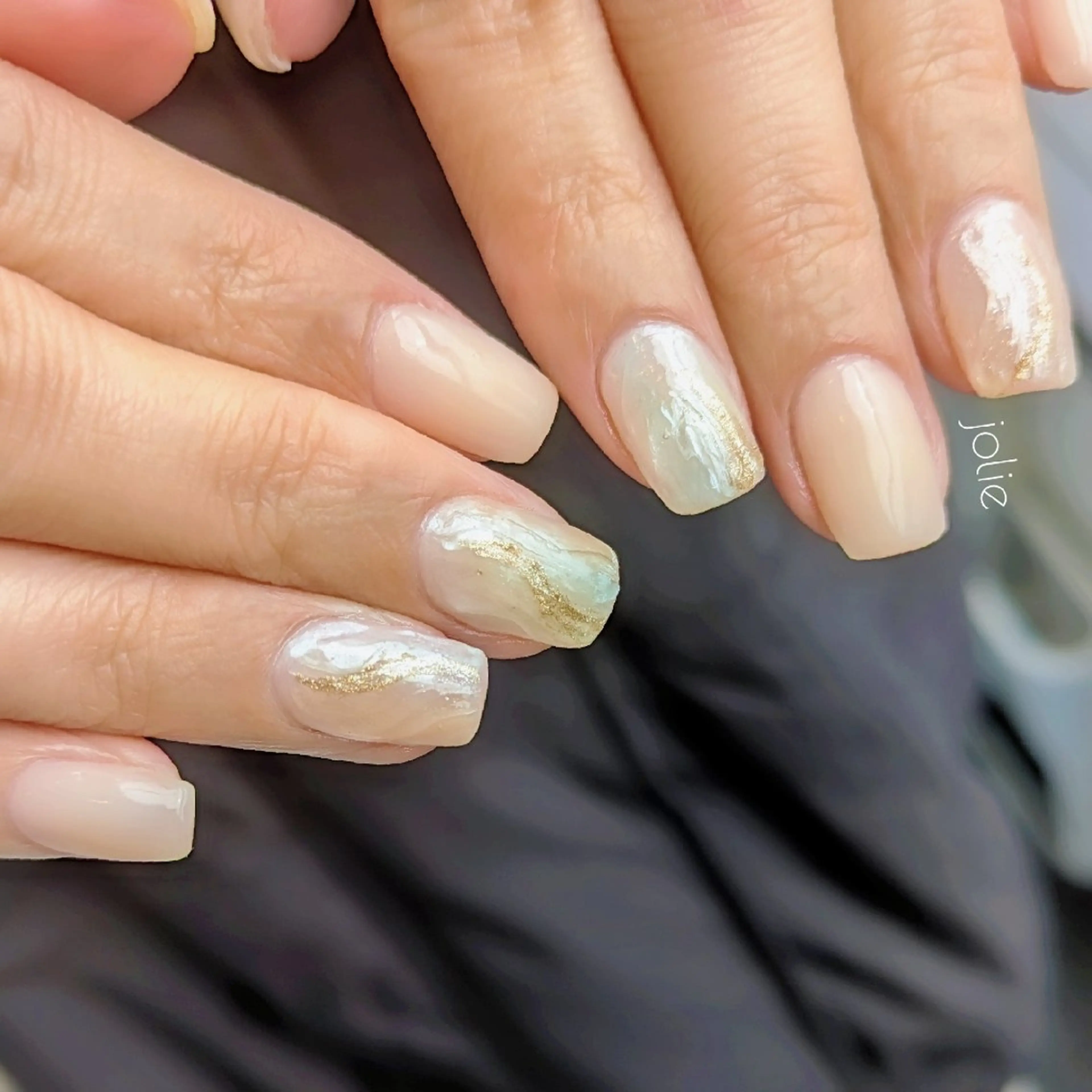 ネイル ニュアンスネイル パステルネイル jolie  ISIHARAのネイルデザイン