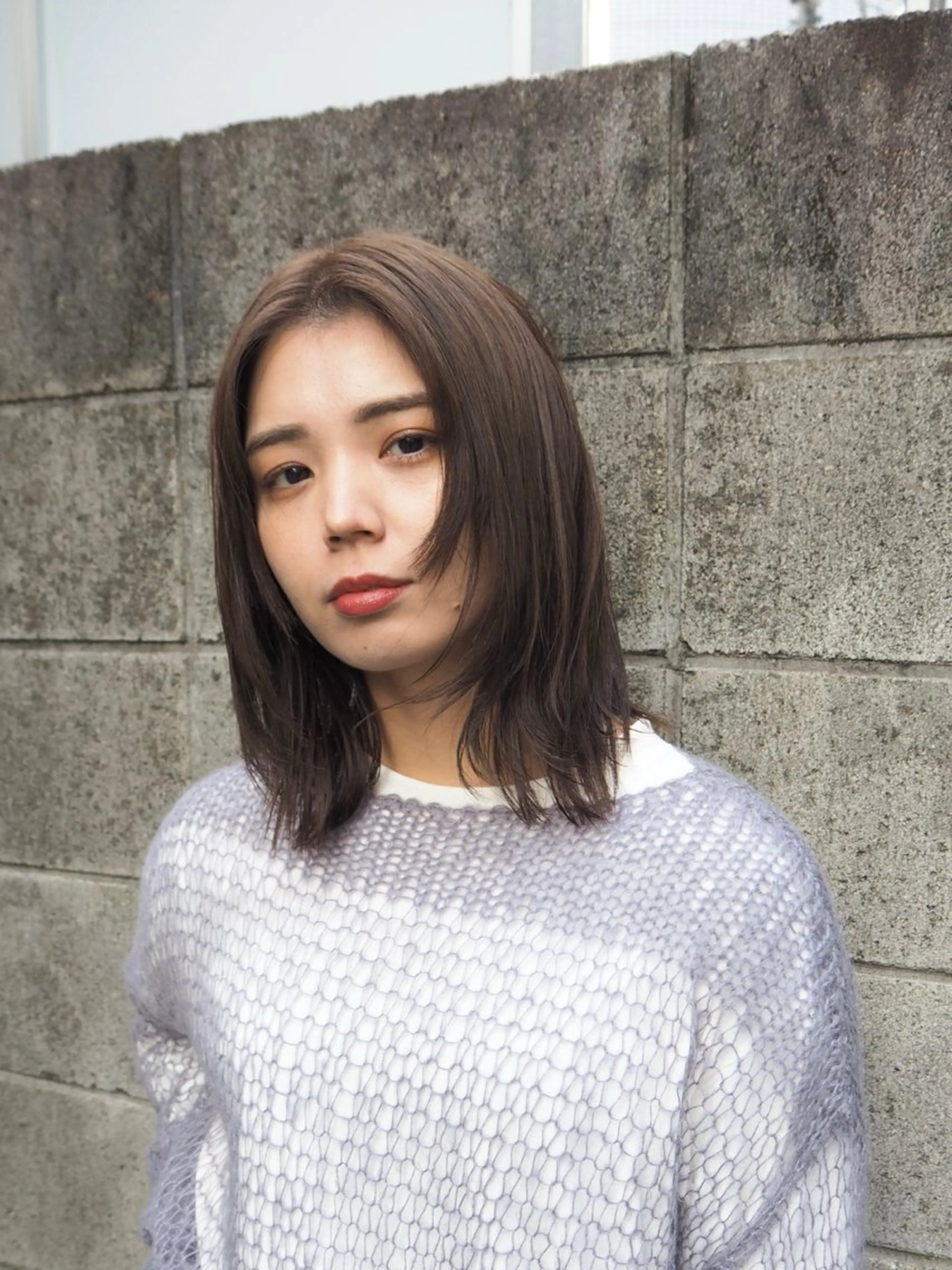 ミディアム カラー カット ヘアカラー トリートメント 似合わせレイヤー/ パーマヘア/高倉のヘアスタイル