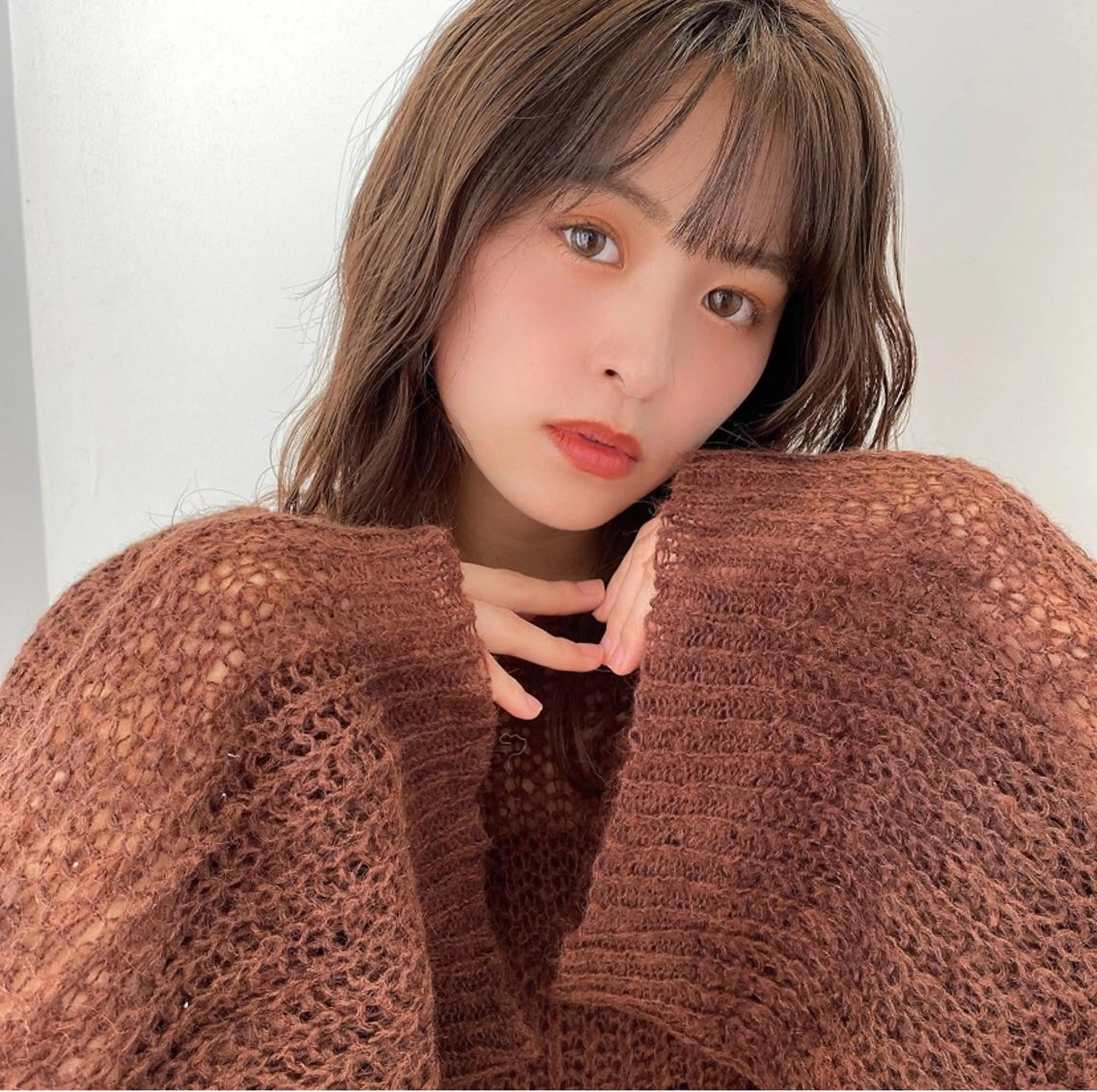 ロング カラー ヘアアレンジ 対馬 粘音のヘアスタイル