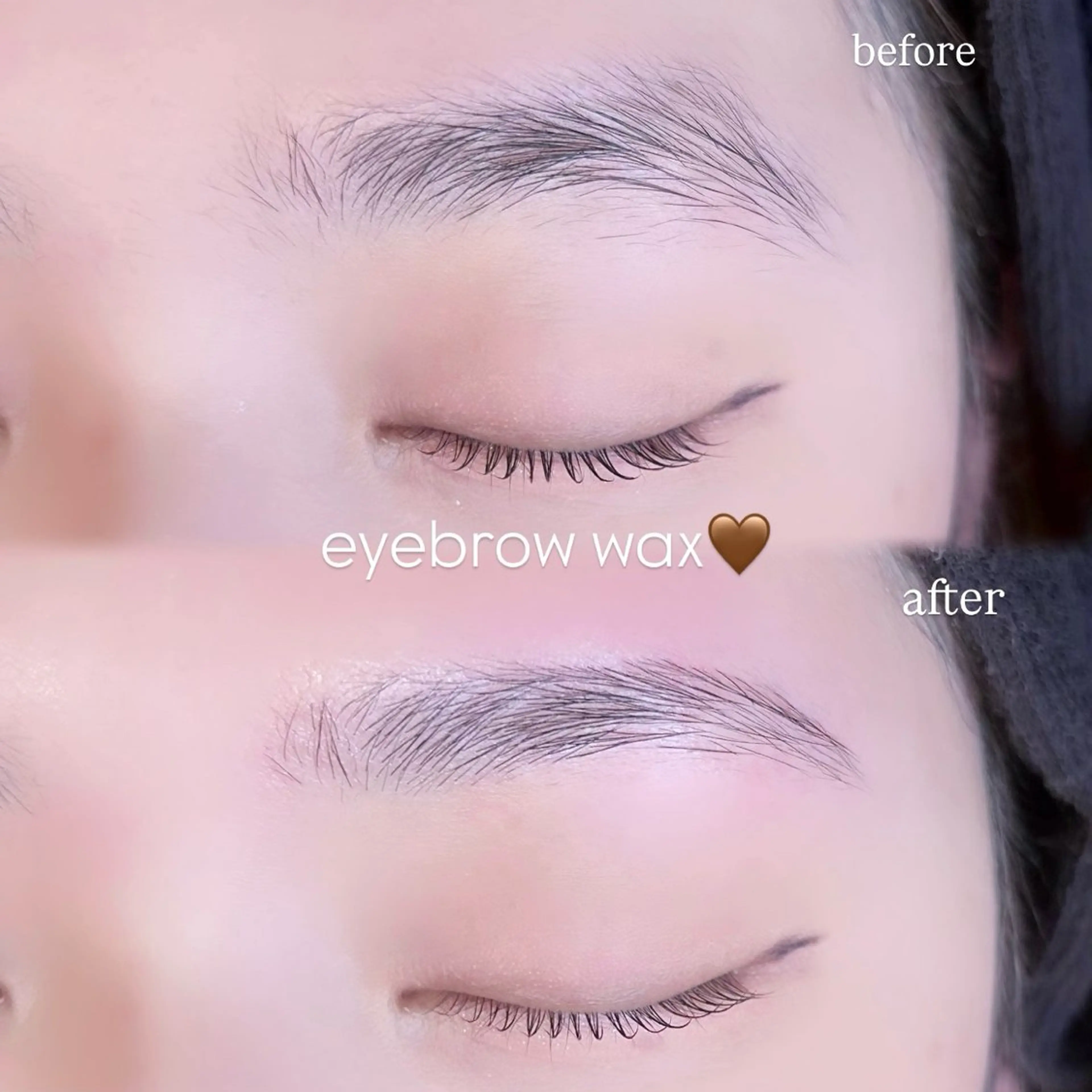 アイブロウ 眉毛ワックス脱毛 kurumi🍒◝✩ /amii新宿のマツエク・マツパデザイン