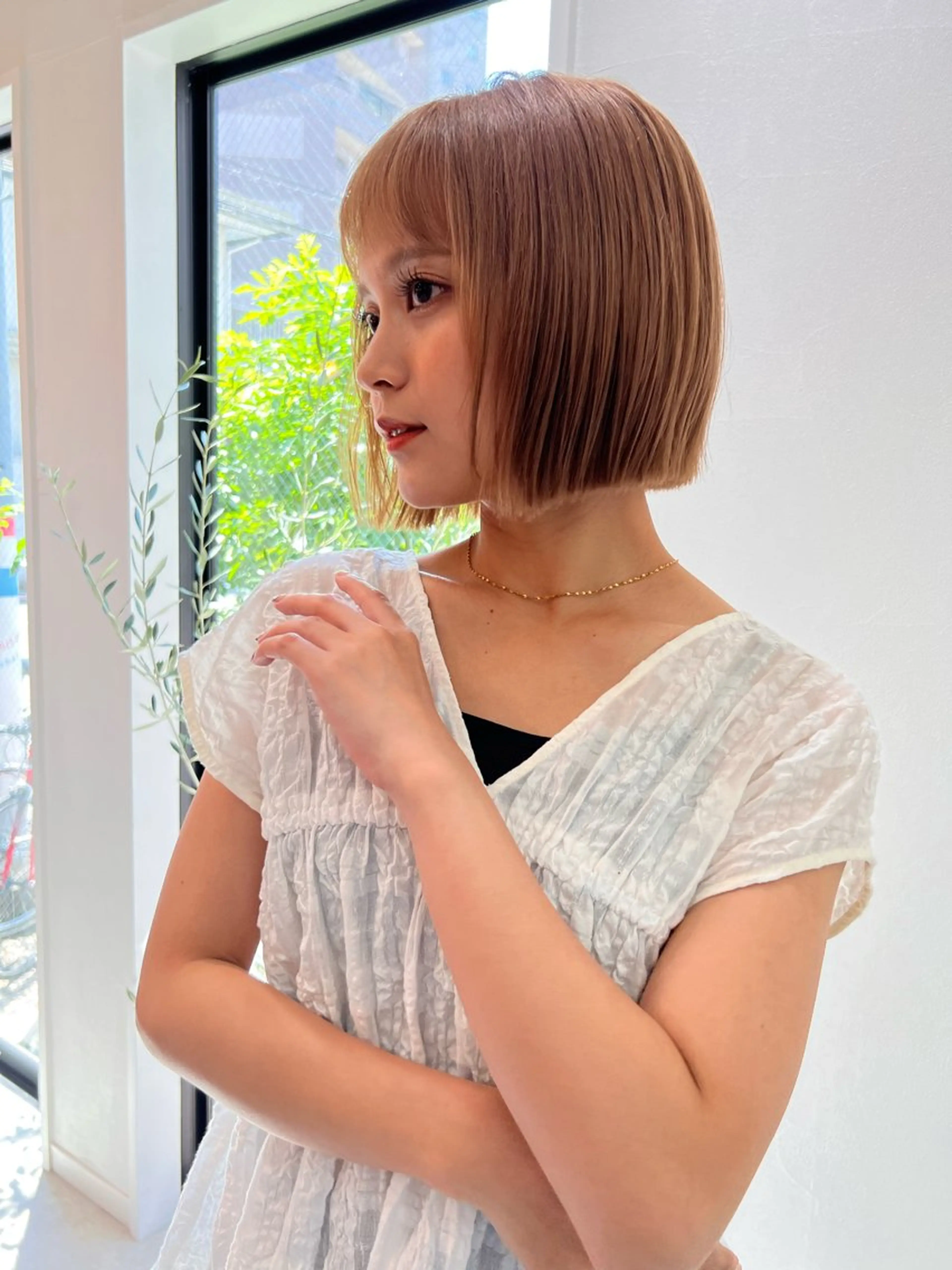 ショート カット ヘアカラー 大宮/ボブ/縮毛矯正 大瀧菜月のヘアスタイル